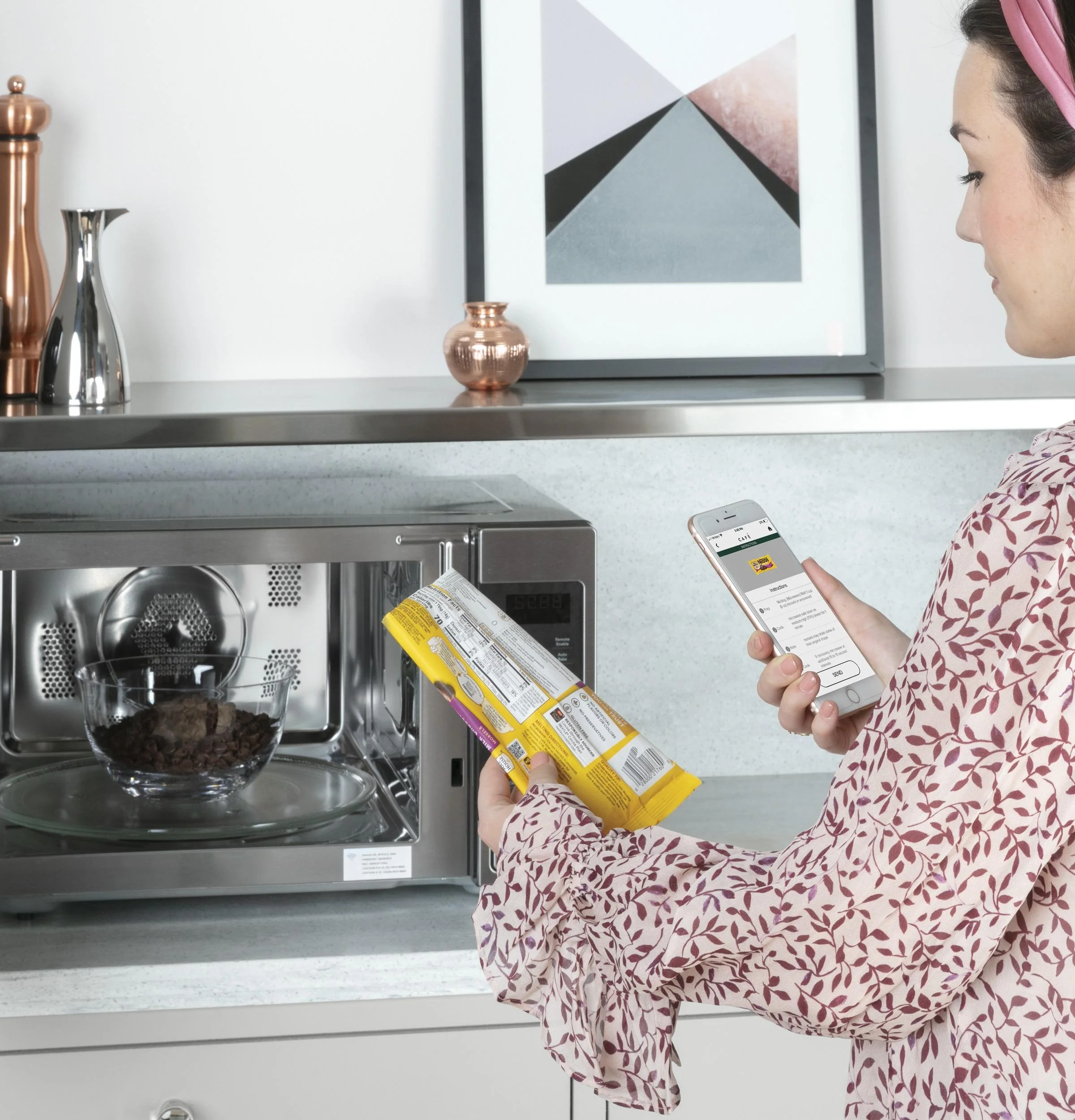 Cafe CCWK15C1WWM CAF(EBACK)™ 1.5 Cu. Ft. Smart Countertop Convection/Microwave Oven - Image 3