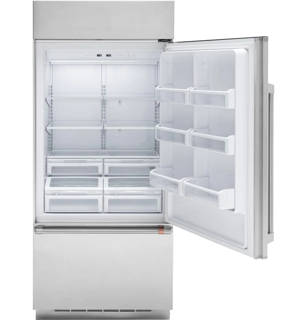 Cafe CDB36RP2PS1 Caf(eback)™ 21.3 Cu. Ft. Built-In Bottom-Freezer Refrigerator - Image 3
