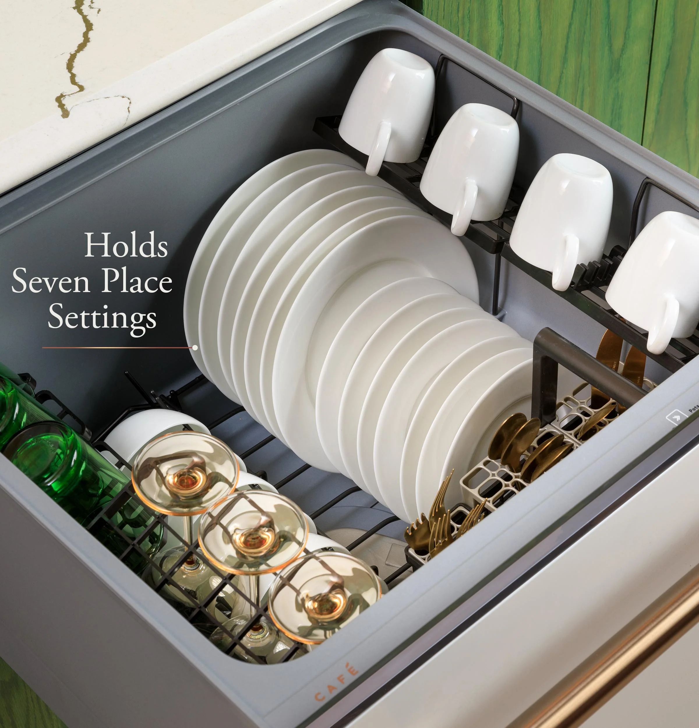 Cafe CDD220P4WW2 CAF(EBACK)™ ENERGY STAR Smart Single Drawer Dishwasher - Image 5