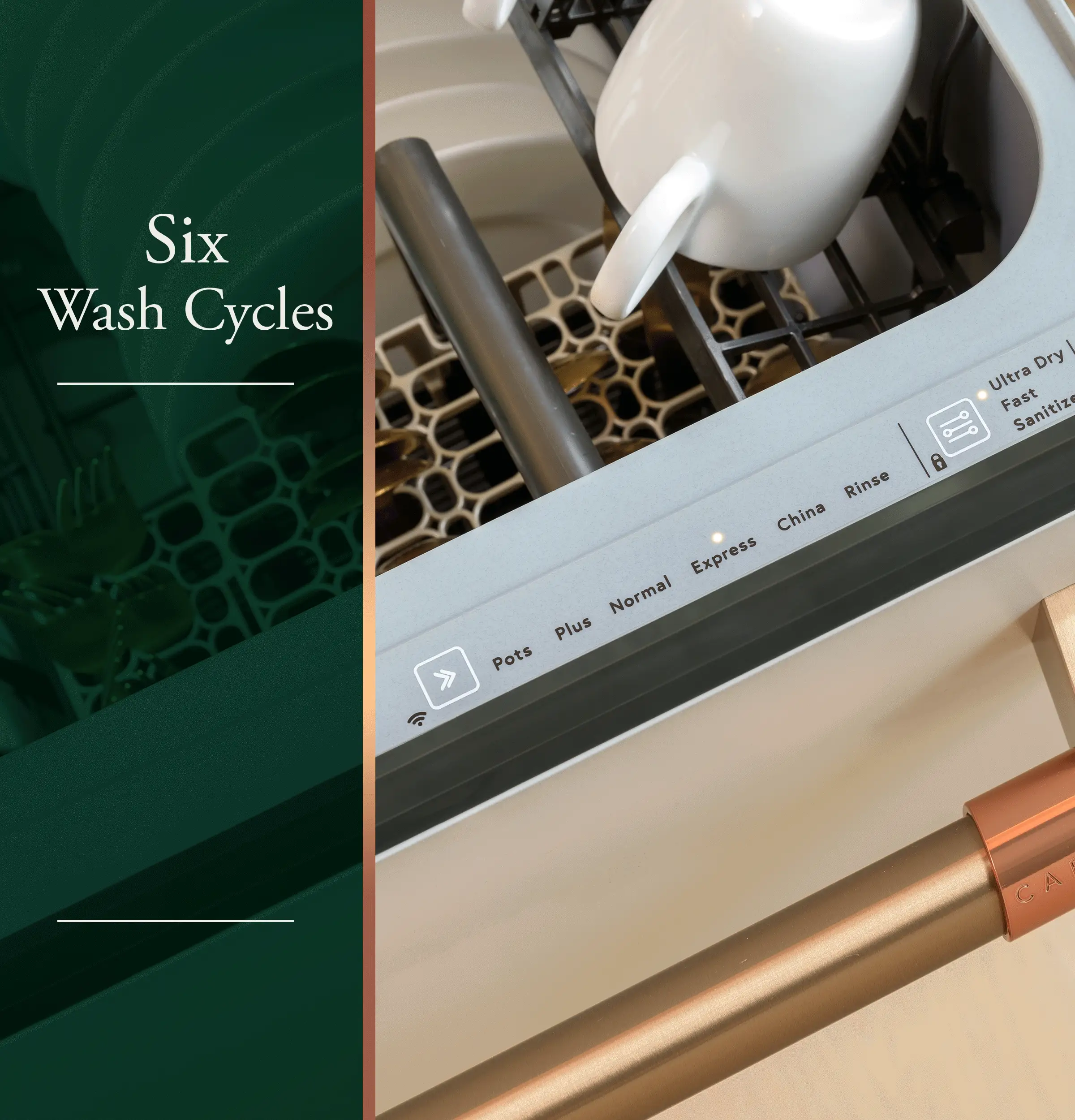 Cafe CDD220P4WW2 CAF(EBACK)™ ENERGY STAR Smart Single Drawer Dishwasher - Image 8