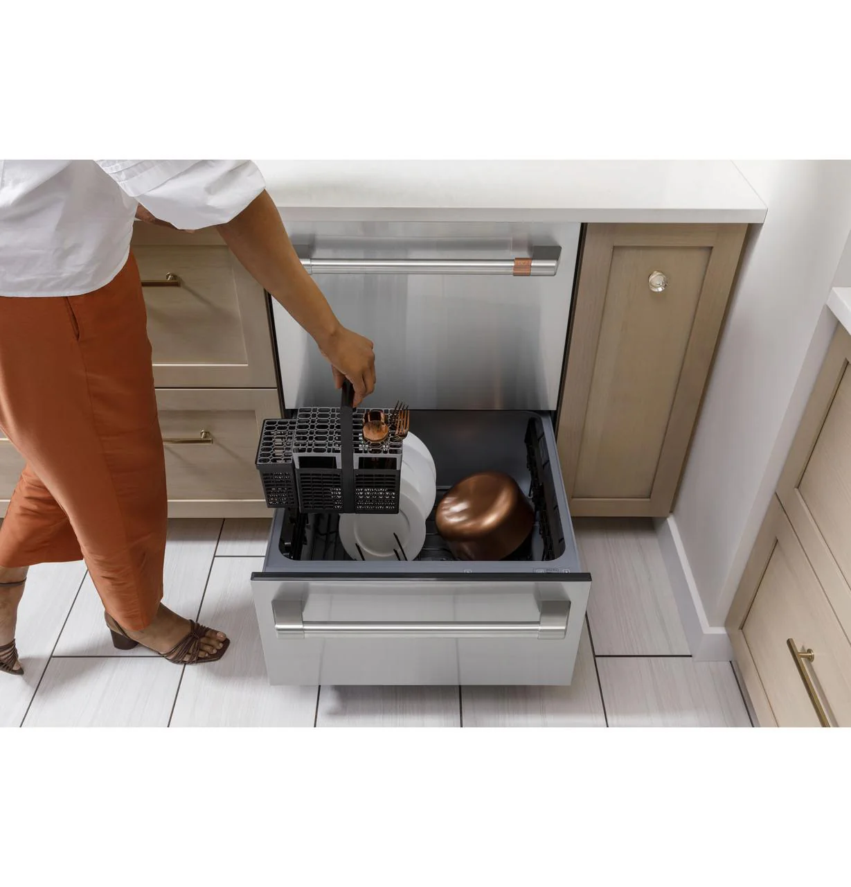 Cafe CDD420P3TD1 CAF(EBACK)™ Dishwasher Double Drawer - Image 24