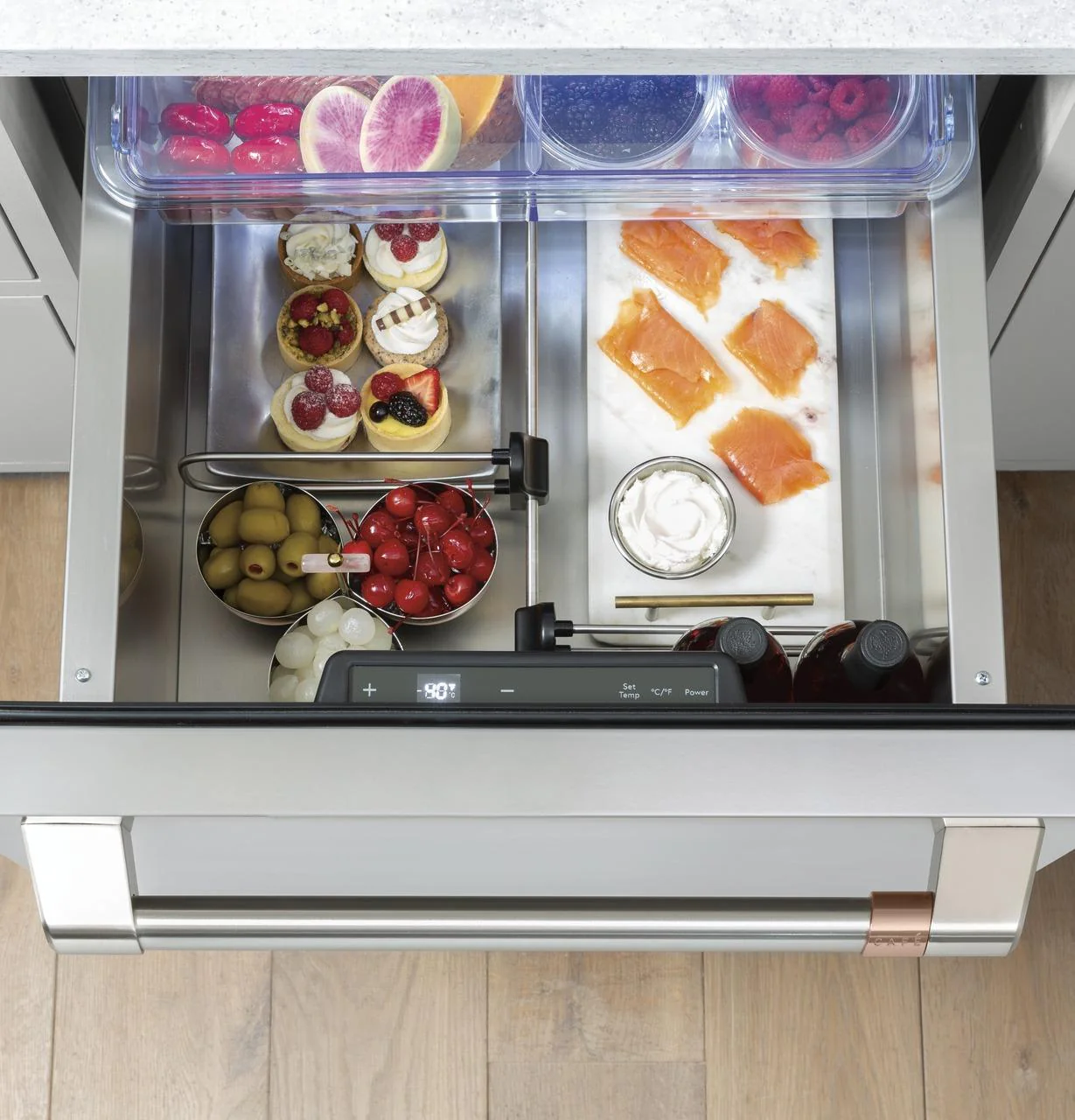 Cafe CDE06RP2NS1 CAF(EBACK)™ 5.7 Cu. Ft. Built-In Dual-Drawer Refrigerator - Image 15