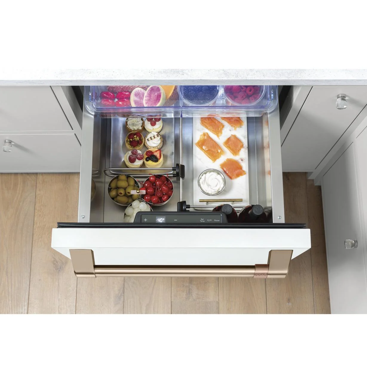 Cafe CDE06RP4NW2 CAF(EBACK)™ 5.7 Cu. Ft. Built-In Dual-Drawer Refrigerator - Image 10