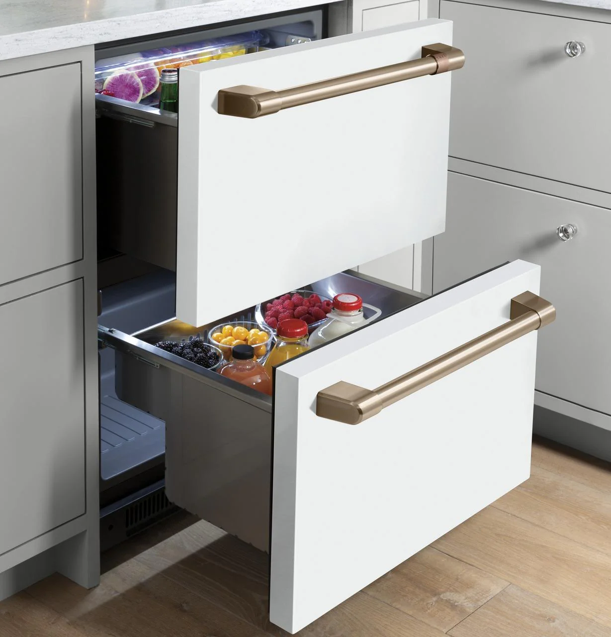 Cafe CDE06RP4NW2 CAF(EBACK)™ 5.7 Cu. Ft. Built-In Dual-Drawer Refrigerator - Image 8