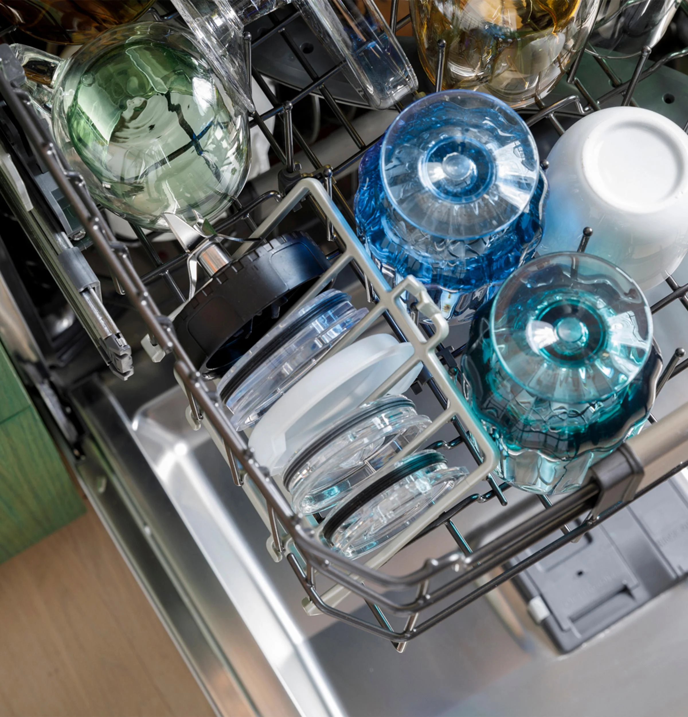 Cafe CDP888M5VS5 CAF(EBACK)™ CustomFit ENERGY STAR Stainless Interior Smart Dishwasher with Ultra Wash Top Rack and LED Lights, 39 dBA in Platinum Glass - Image 34