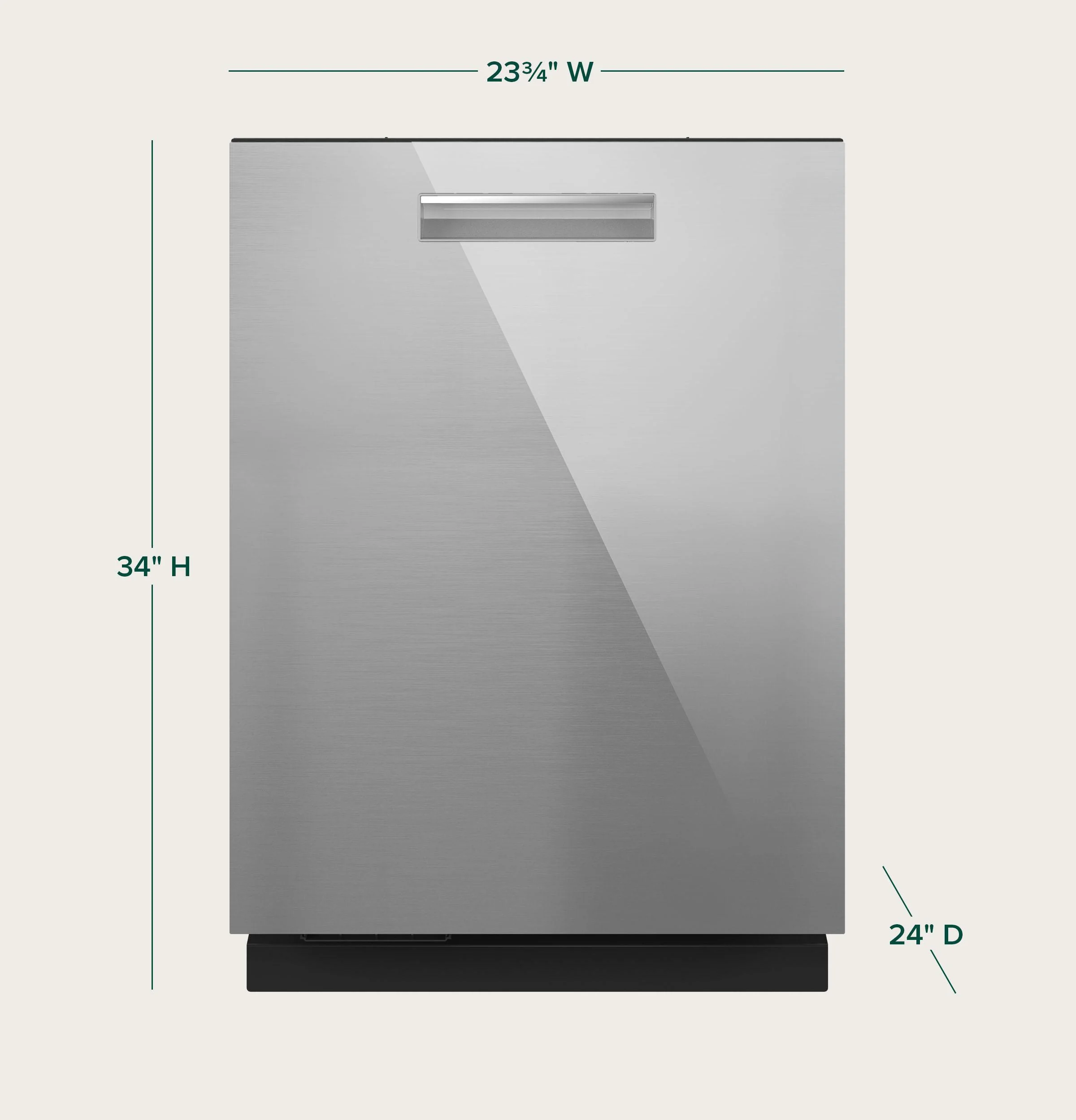 Cafe CDP888M5VS5 CAF(EBACK)™ CustomFit ENERGY STAR Stainless Interior Smart Dishwasher with Ultra Wash Top Rack and LED Lights, 39 dBA in Platinum Glass - Image 36