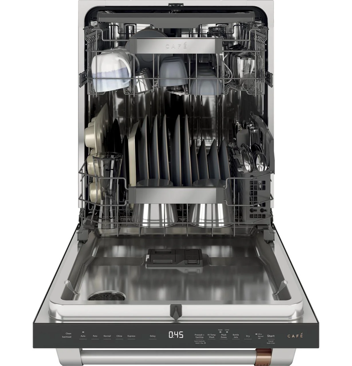 Cafe Caf(eback)™ ENERGY STAR® Stainless Steel Interior Dishwasher with Sanitize and Ultra Wash - Image 4