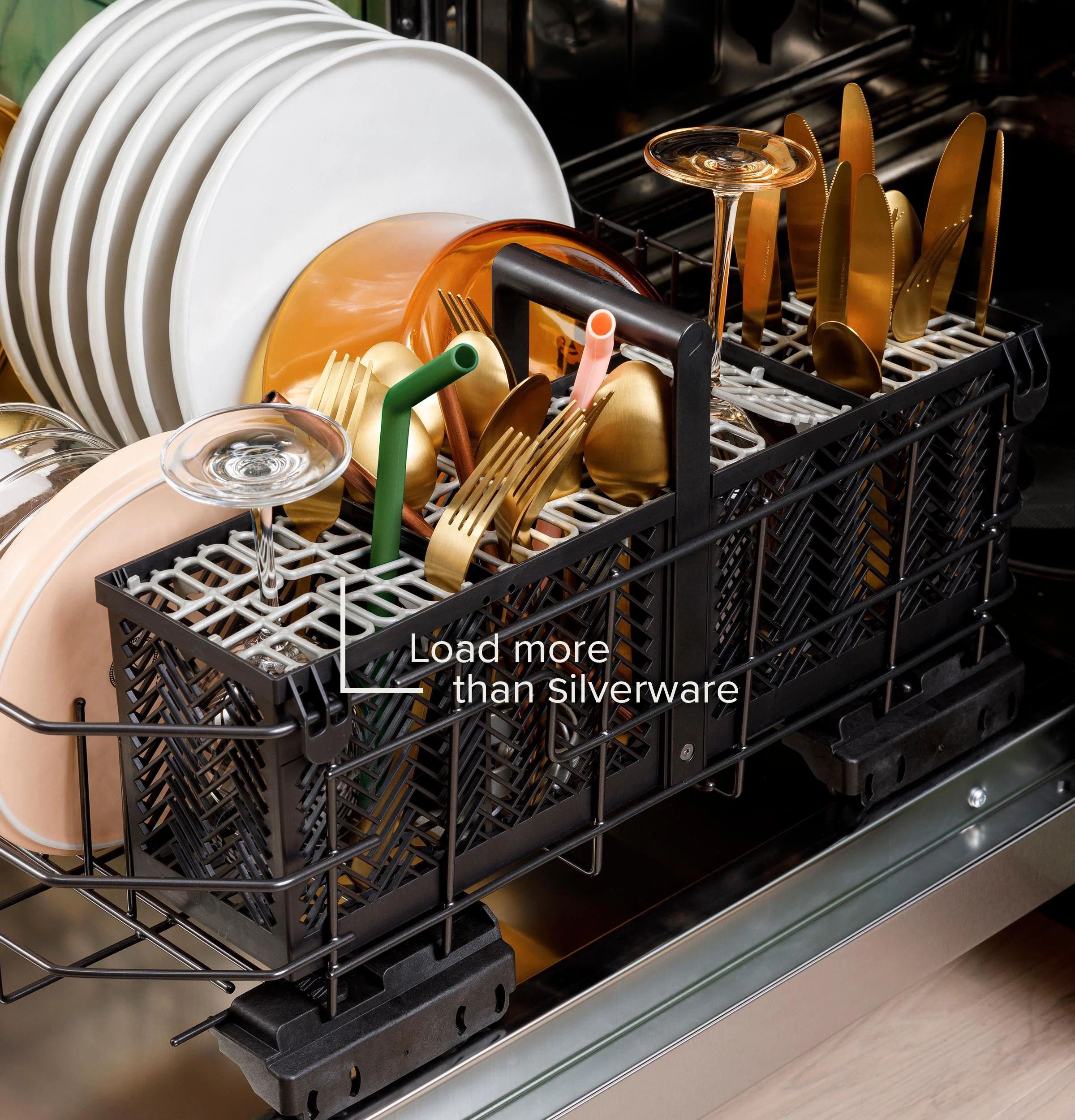Cafe CDT828P2VS1 CAF(EBACK)™ CustomFit ENERGY STAR Stainless Interior Dishwasher with Ultra Wash & Dry, 42 dBA - Image 10