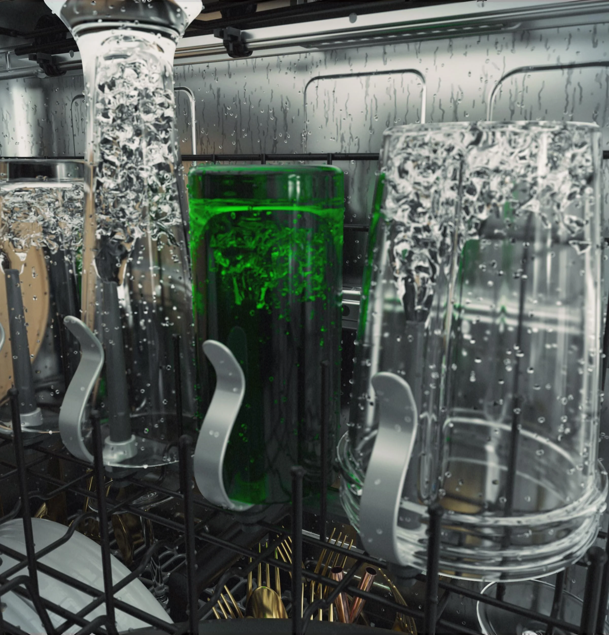 Cafe CDT828P2VS1 CAF(EBACK)™ CustomFit ENERGY STAR Stainless Interior Dishwasher with Ultra Wash & Dry, 42 dBA - Image 12