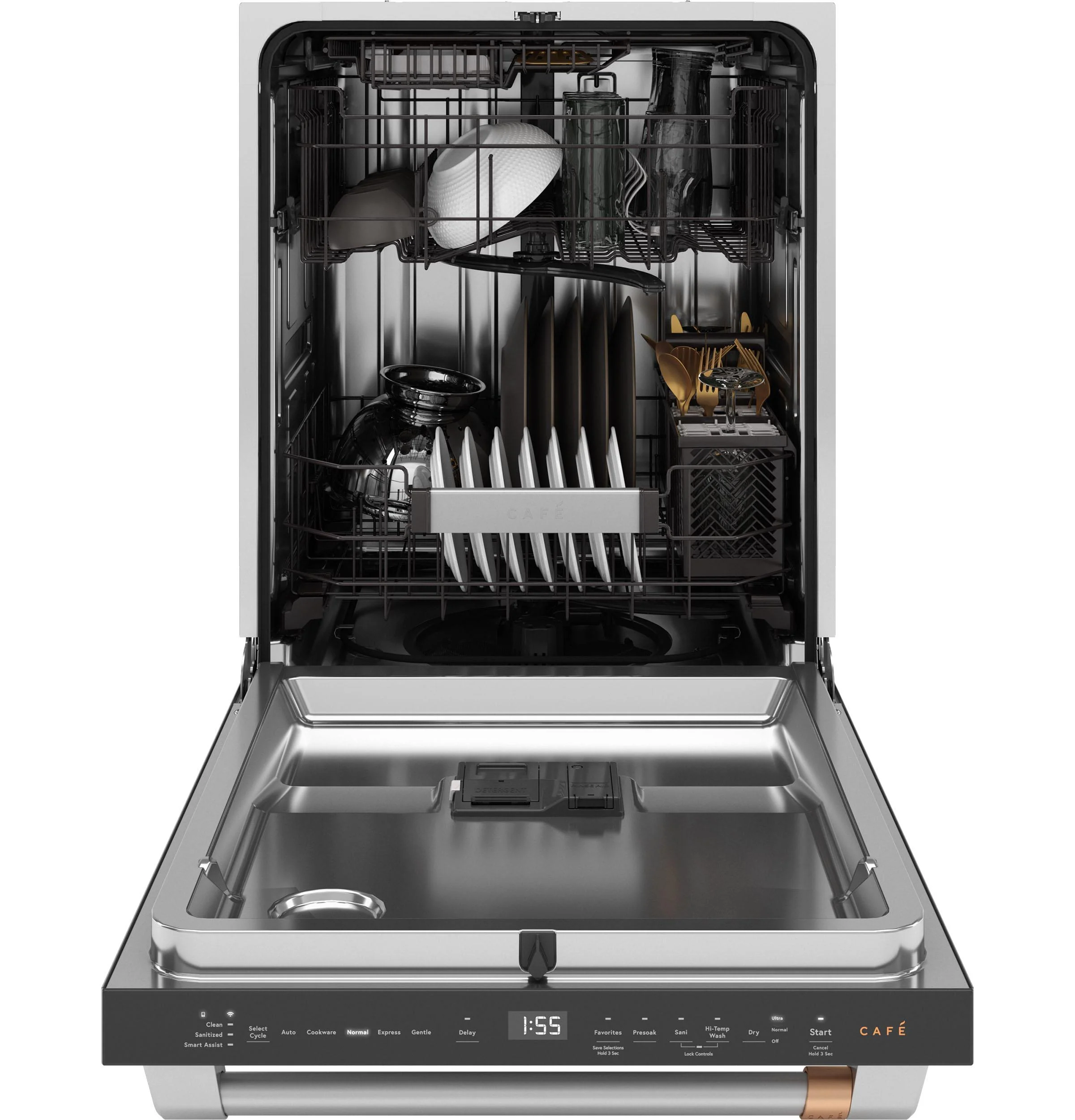 Cafe CDT828P2VS1 CAF(EBACK)™ CustomFit ENERGY STAR Stainless Interior Dishwasher with Ultra Wash & Dry, 42 dBA - Image 3