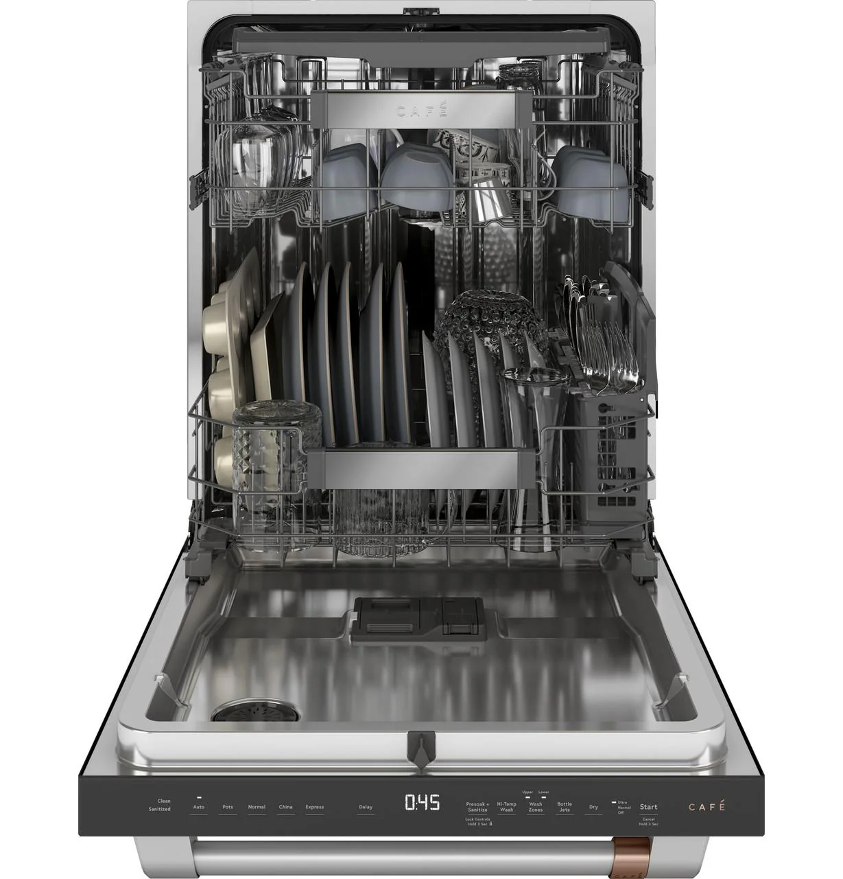 Cafe Caf(eback)™ ENERGY STAR® Stainless Steel Interior Dishwasher with Sanitize and Ultra Wash - Image 4