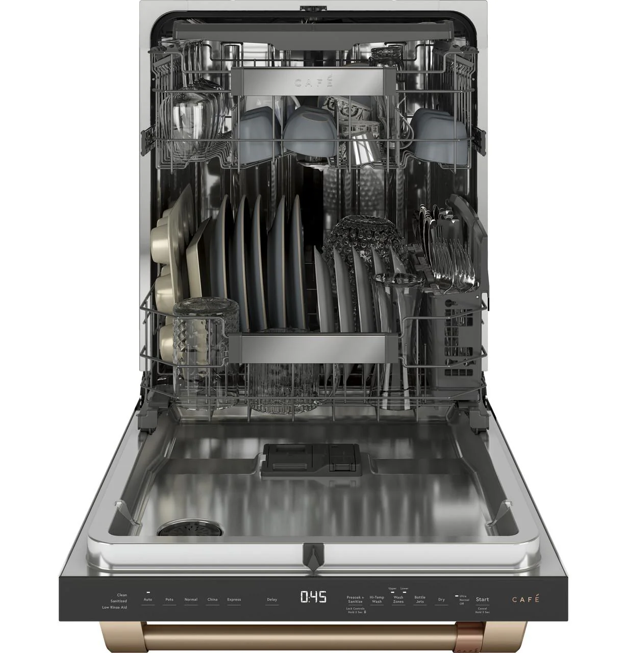Cafe Caf(eback)™ ENERGY STAR® Stainless Steel Interior Dishwasher with Sanitize and Ultra Wash - Image 3