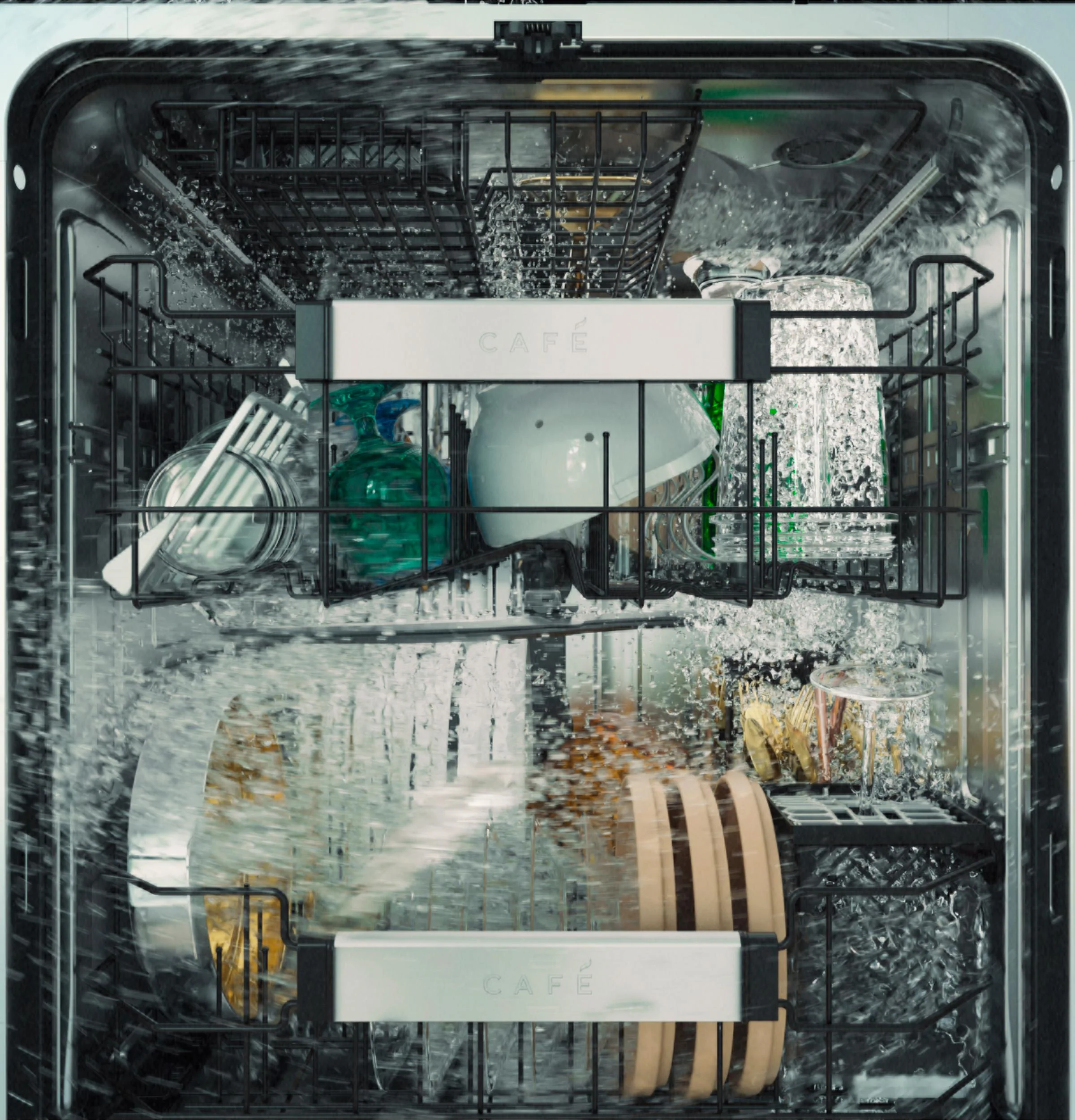 Cafe CDT858P2VS1 CAF(EBACK)™ CustomFit ENERGY STAR Stainless Interior Smart Dishwasher with Ultra Wash Top Rack and Dual Convection Ultra Dry, 44 dBA - Image 11