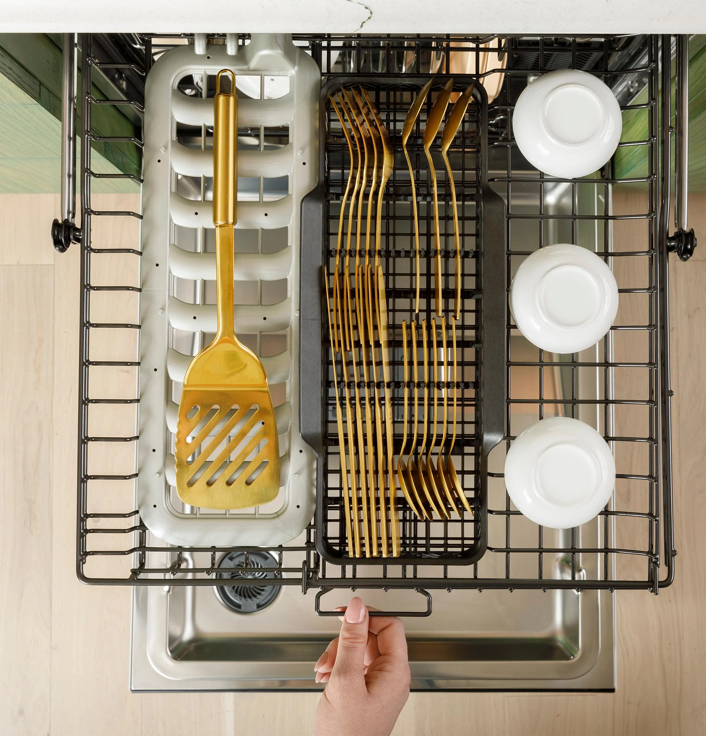 Cafe CDT858P2VS1 CAF(EBACK)™ CustomFit ENERGY STAR Stainless Interior Smart Dishwasher with Ultra Wash Top Rack and Dual Convection Ultra Dry, 44 dBA - Image 28