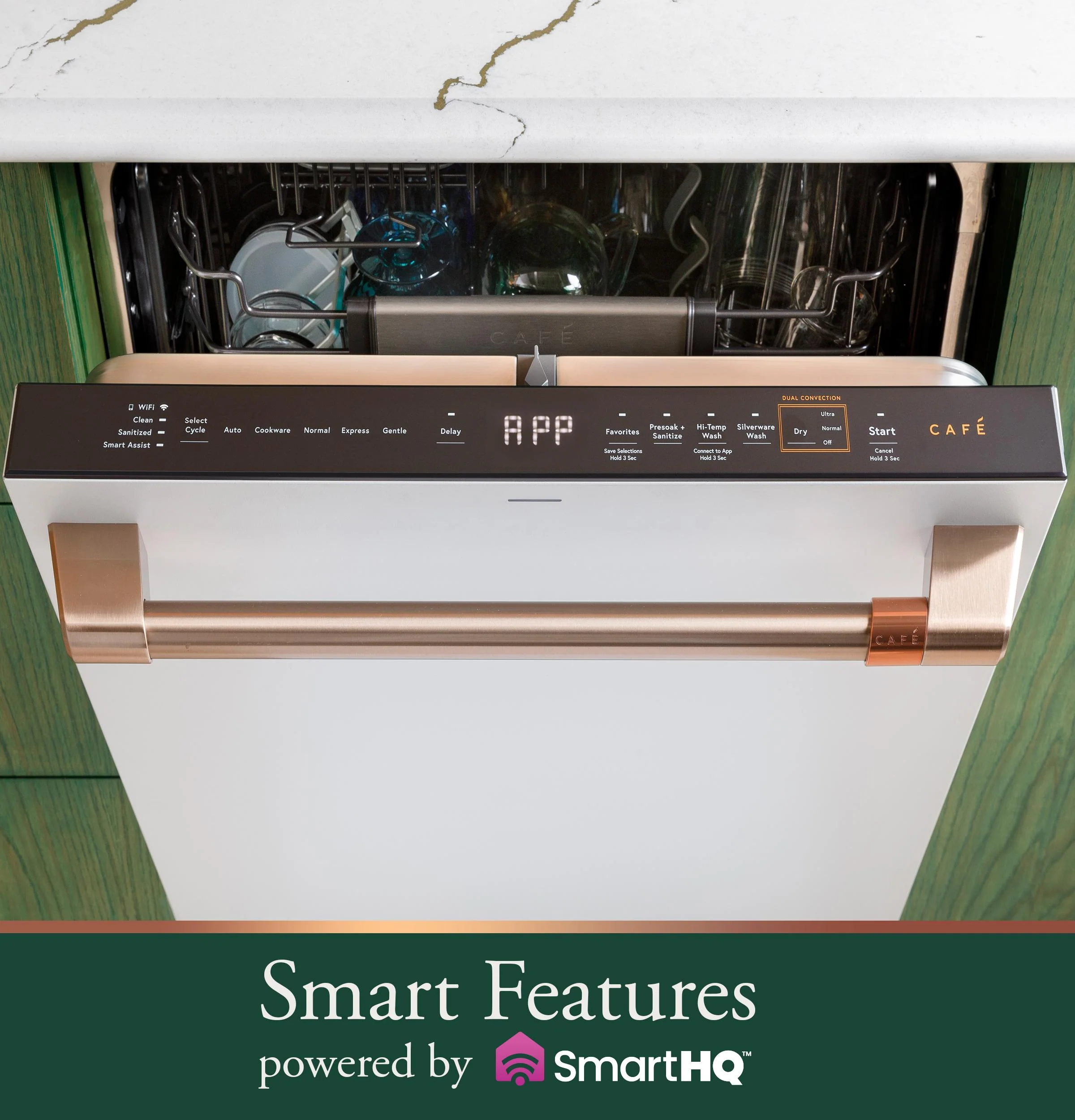 Cafe CDT858P4VW2 CAF(EBACK)™ CustomFit ENERGY STAR Stainless Interior Smart Dishwasher with Ultra Wash Top Rack and Dual Convection Ultra Dry, 44 dBA - Image 19