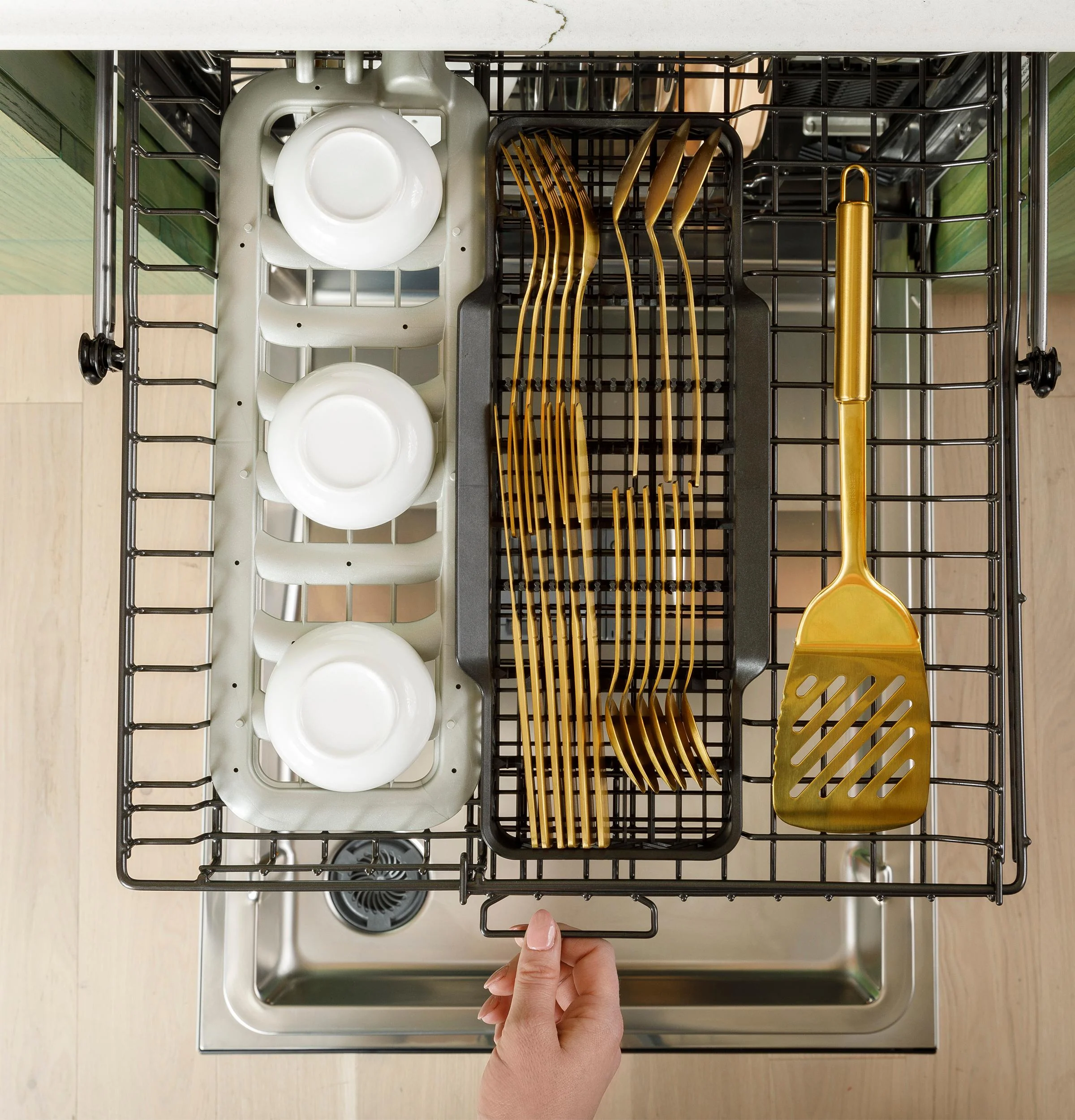 Cafe CDT858P4VW2 CAF(EBACK)™ CustomFit ENERGY STAR Stainless Interior Smart Dishwasher with Ultra Wash Top Rack and Dual Convection Ultra Dry, 44 dBA - Image 27