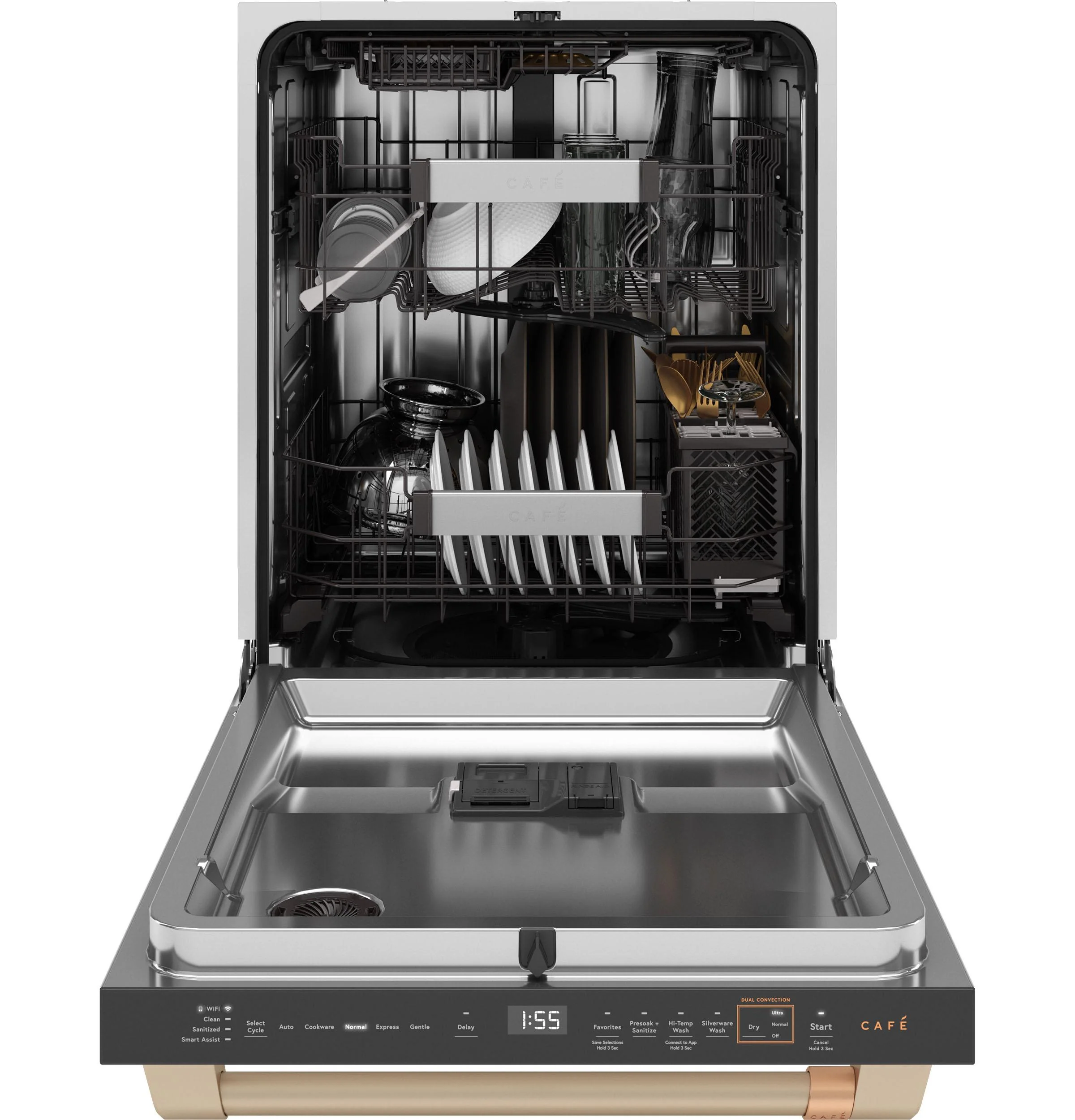 Cafe CDT858P4VW2 CAF(EBACK)™ CustomFit ENERGY STAR Stainless Interior Smart Dishwasher with Ultra Wash Top Rack and Dual Convection Ultra Dry, 44 dBA - Image 3