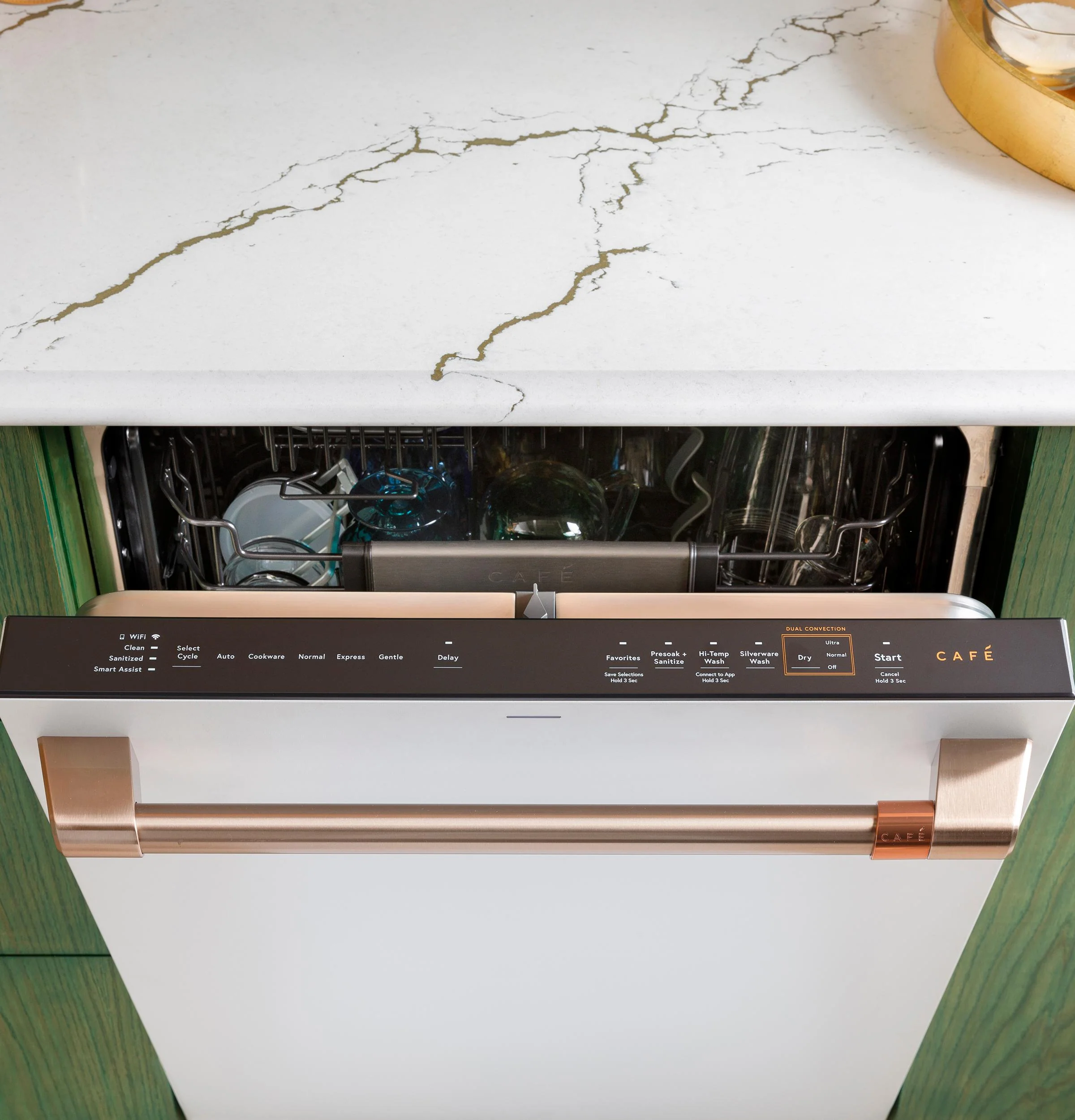 Cafe CDT858P4VW2 CAF(EBACK)™ CustomFit ENERGY STAR Stainless Interior Smart Dishwasher with Ultra Wash Top Rack and Dual Convection Ultra Dry, 44 dBA - Image 32