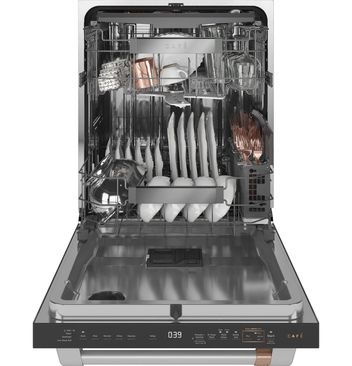 Cafe Caf(eback)™ ENERGY STAR® Smart Stainless Steel Interior Dishwasher with Sanitize and Ultra Wash - Image 3