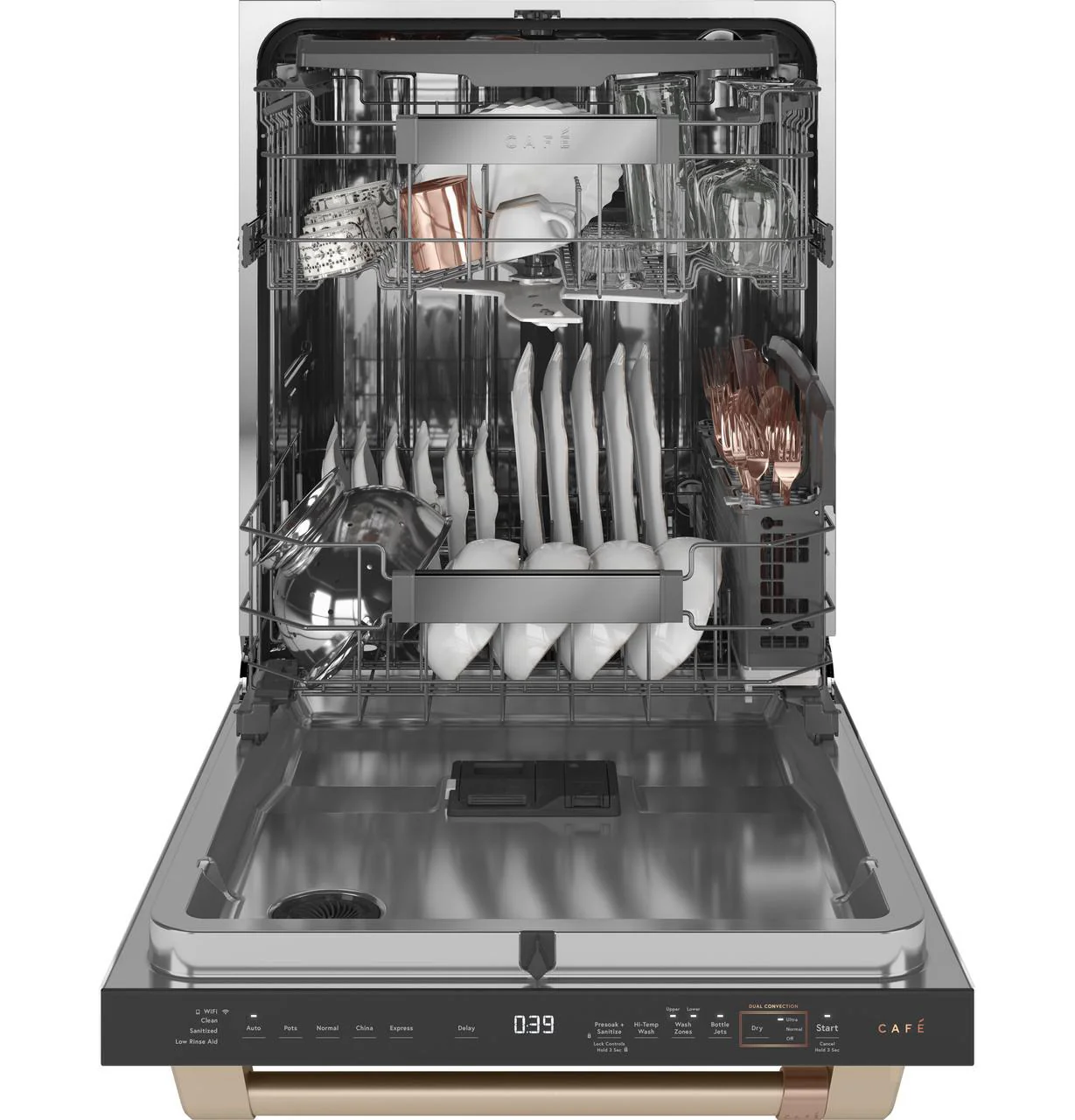 Cafe Caf(eback)™ ENERGY STAR® Smart Stainless Steel Interior Dishwasher with Sanitize and Ultra Wash - Image 3