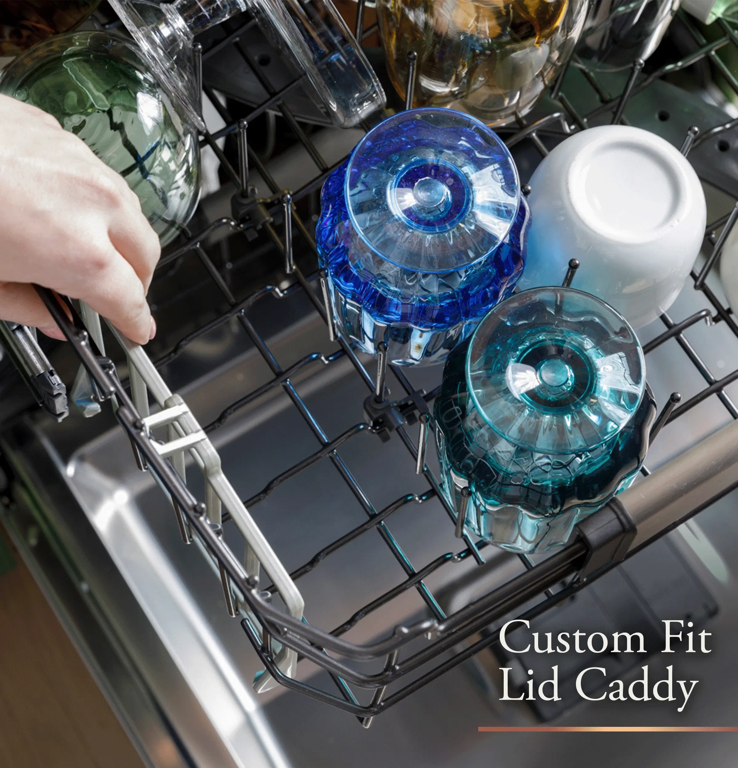 Cafe CDT888P2VS1 CAF(EBACK)™ CustomFit ENERGY STAR Stainless Interior Smart Dishwasher with Ultra Wash Top Rack and Dual Convection Ultra Dry, LED Lights, 39 dBA - Image 8