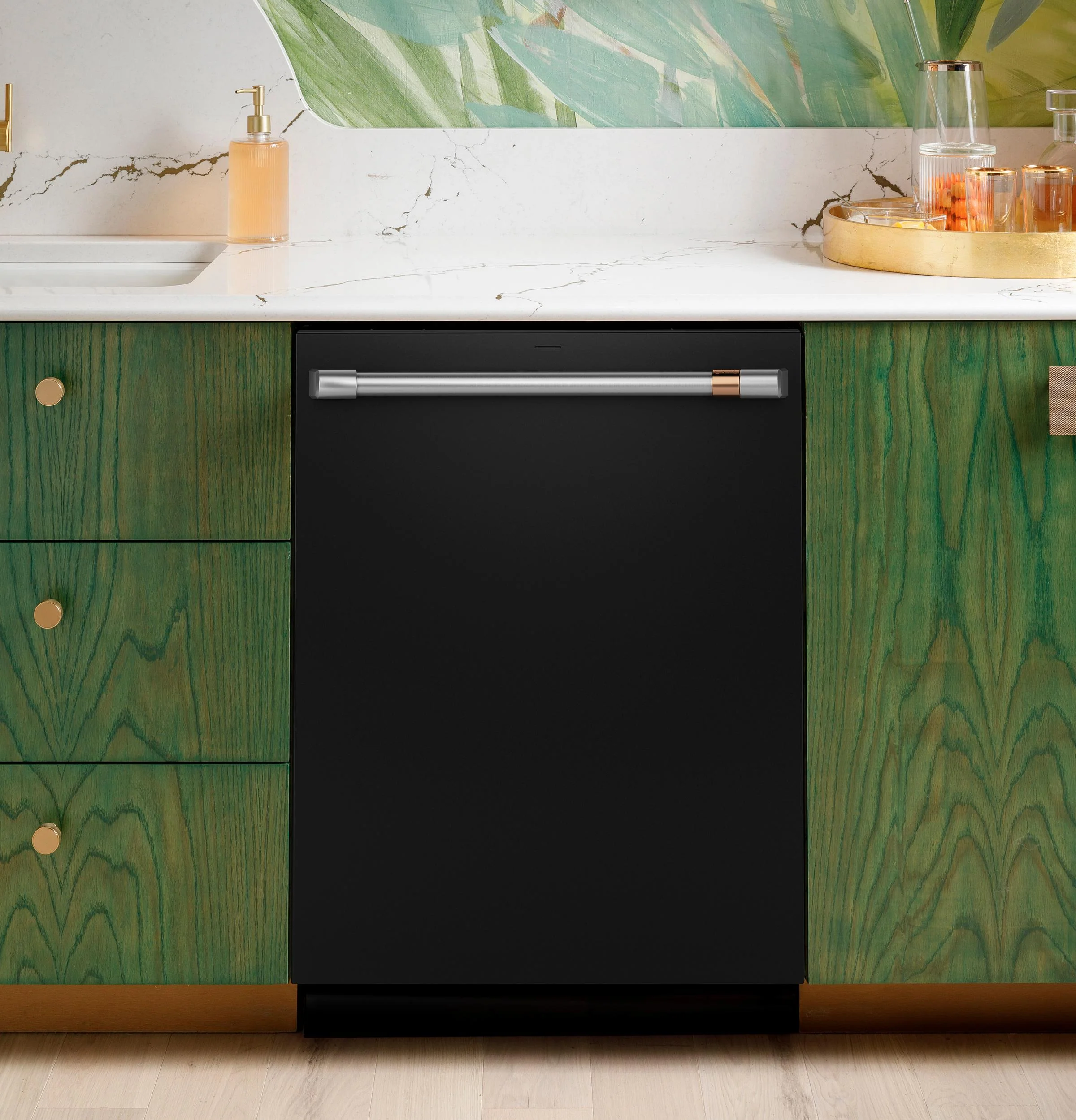 Cafe CDT888P3VD1 CAF(EBACK)™ CustomFit ENERGY STAR Stainless Interior Smart Dishwasher with Ultra Wash Top Rack and Dual Convection Ultra Dry, LED Lights, 39 dBA - Image 7