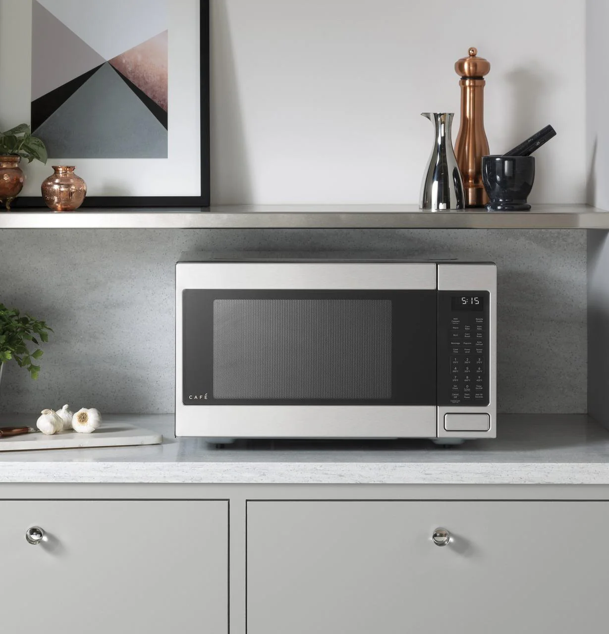 Cafe CEB515P2NSS Caf(eback)™ 1.5 Cu. Ft. Smart Countertop Convection/Microwave Oven - Image 12
