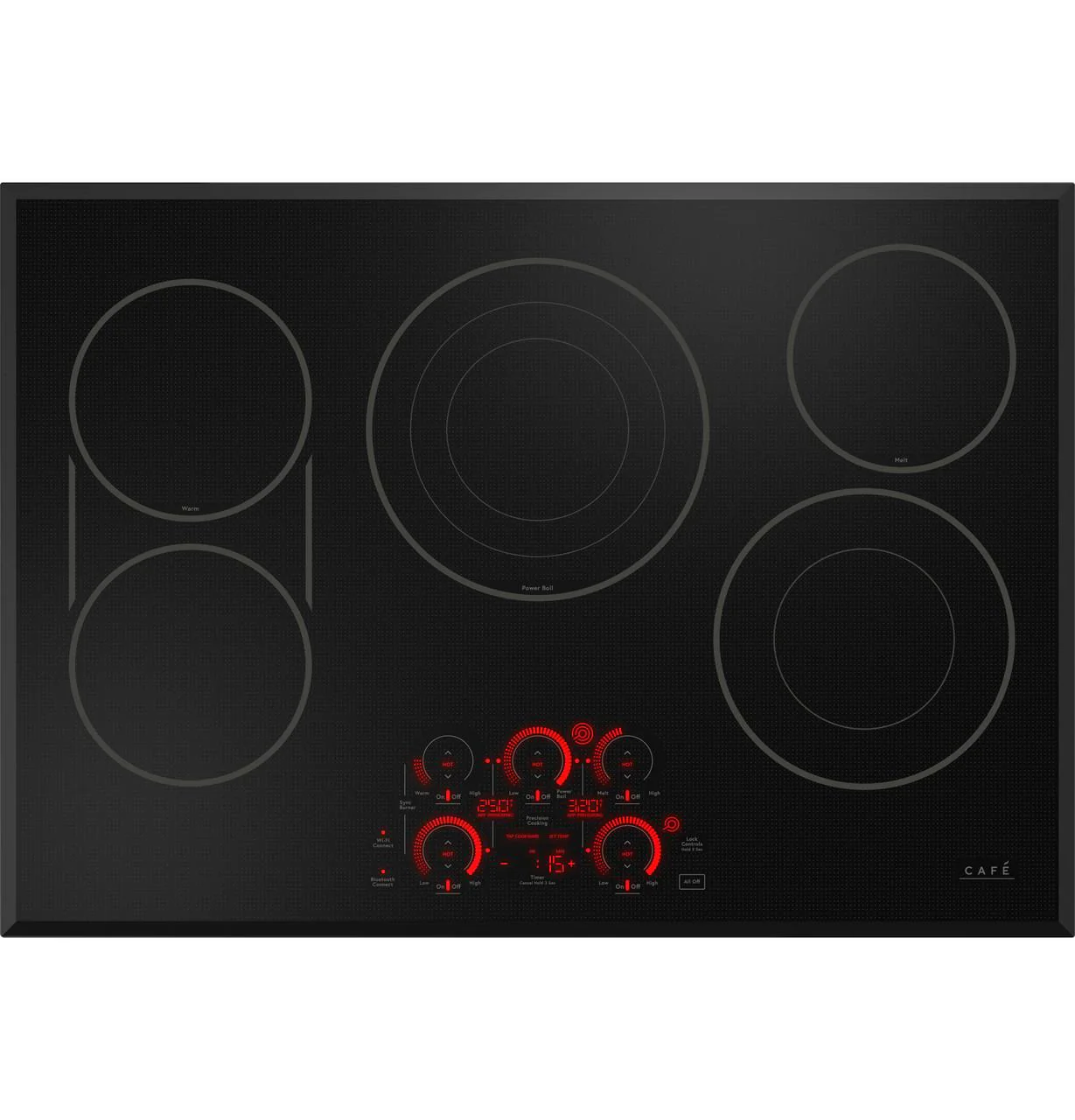 Cafe CEP90301TBB CAF(EBACK)™ 30" Touch-Control Electric Cooktop - Image 2