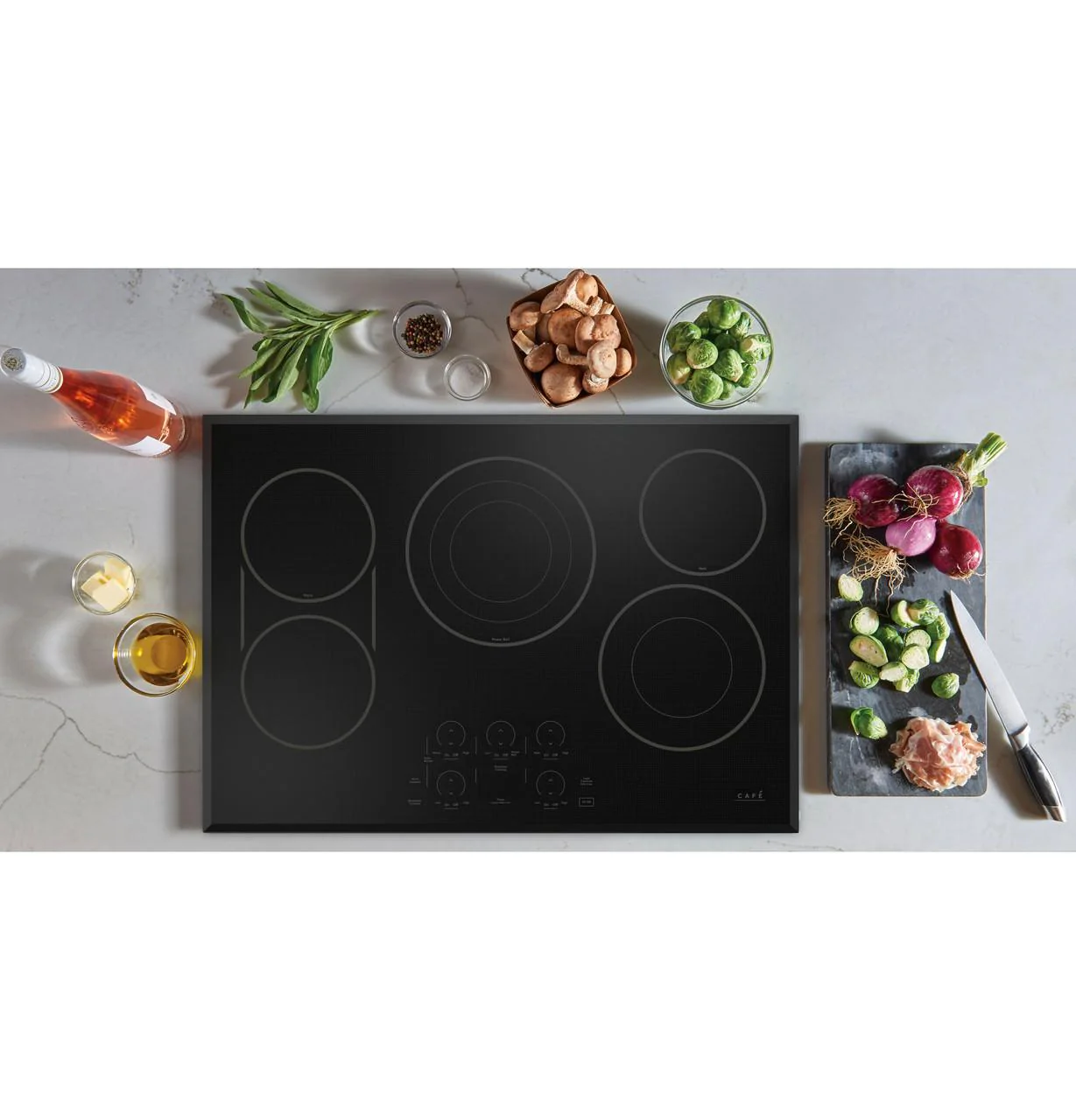 Cafe CEP90301TBB CAF(EBACK)™ 30" Touch-Control Electric Cooktop - Image 5