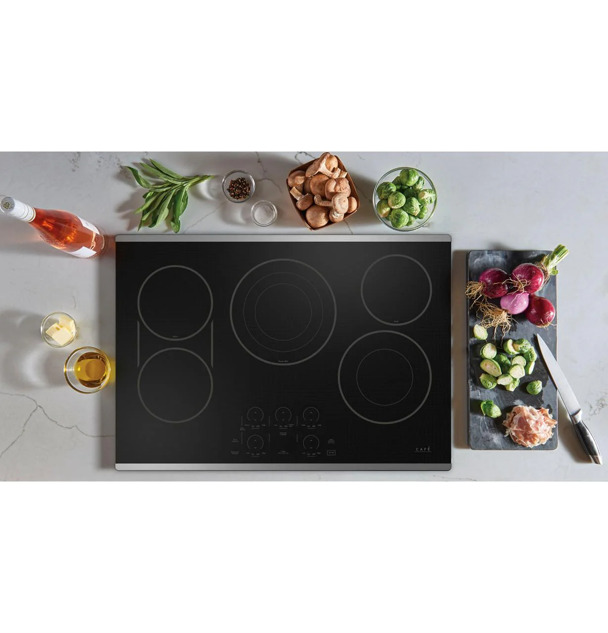 Cafe CEP90302TSS CAF(EBACK)™ 30" Touch-Control Electric Cooktop - Image 5