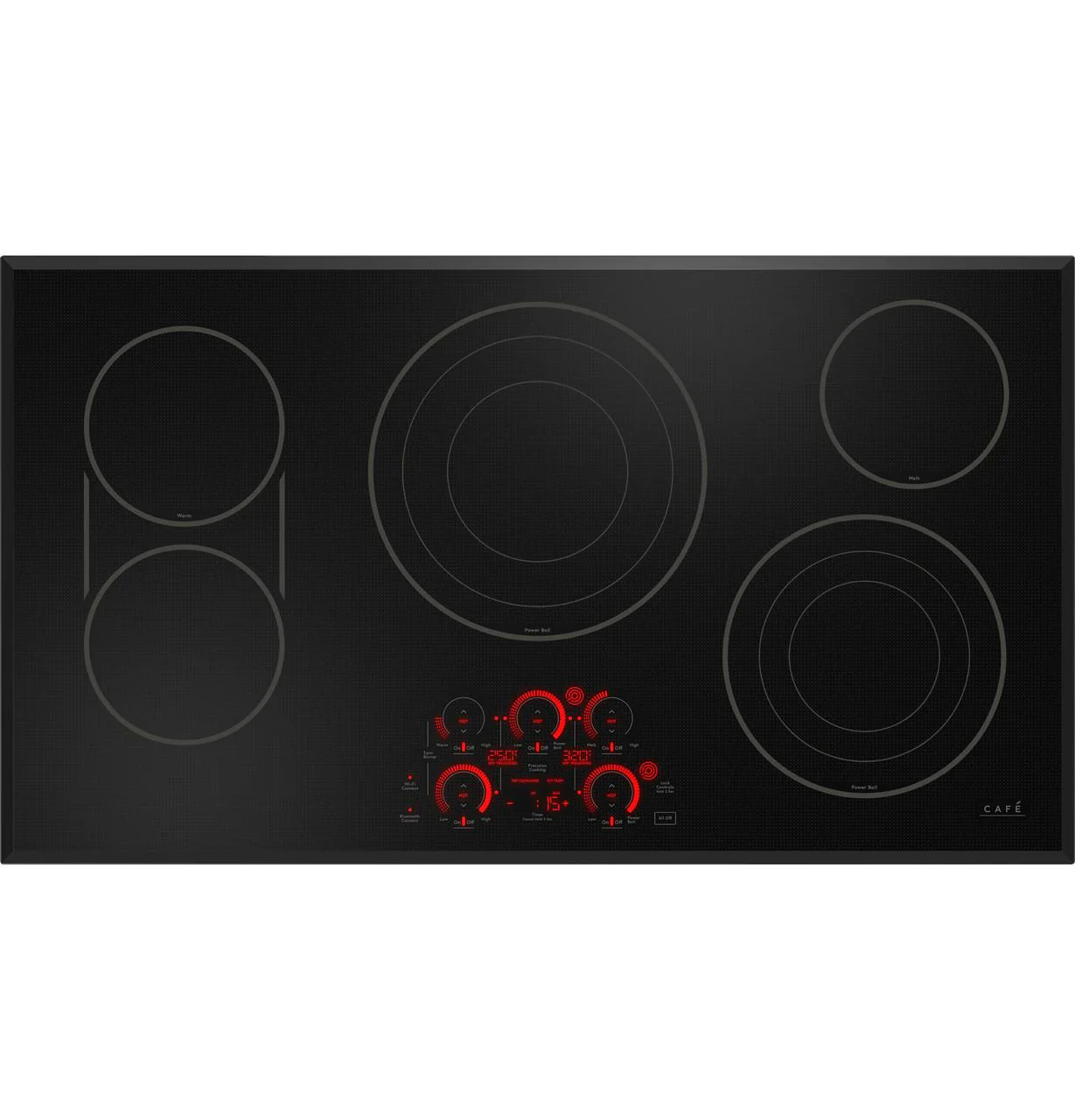 Cafe CEP90361TBB CAF(EBACK)™ 36" Touch-Control Electric Cooktop - Image 2