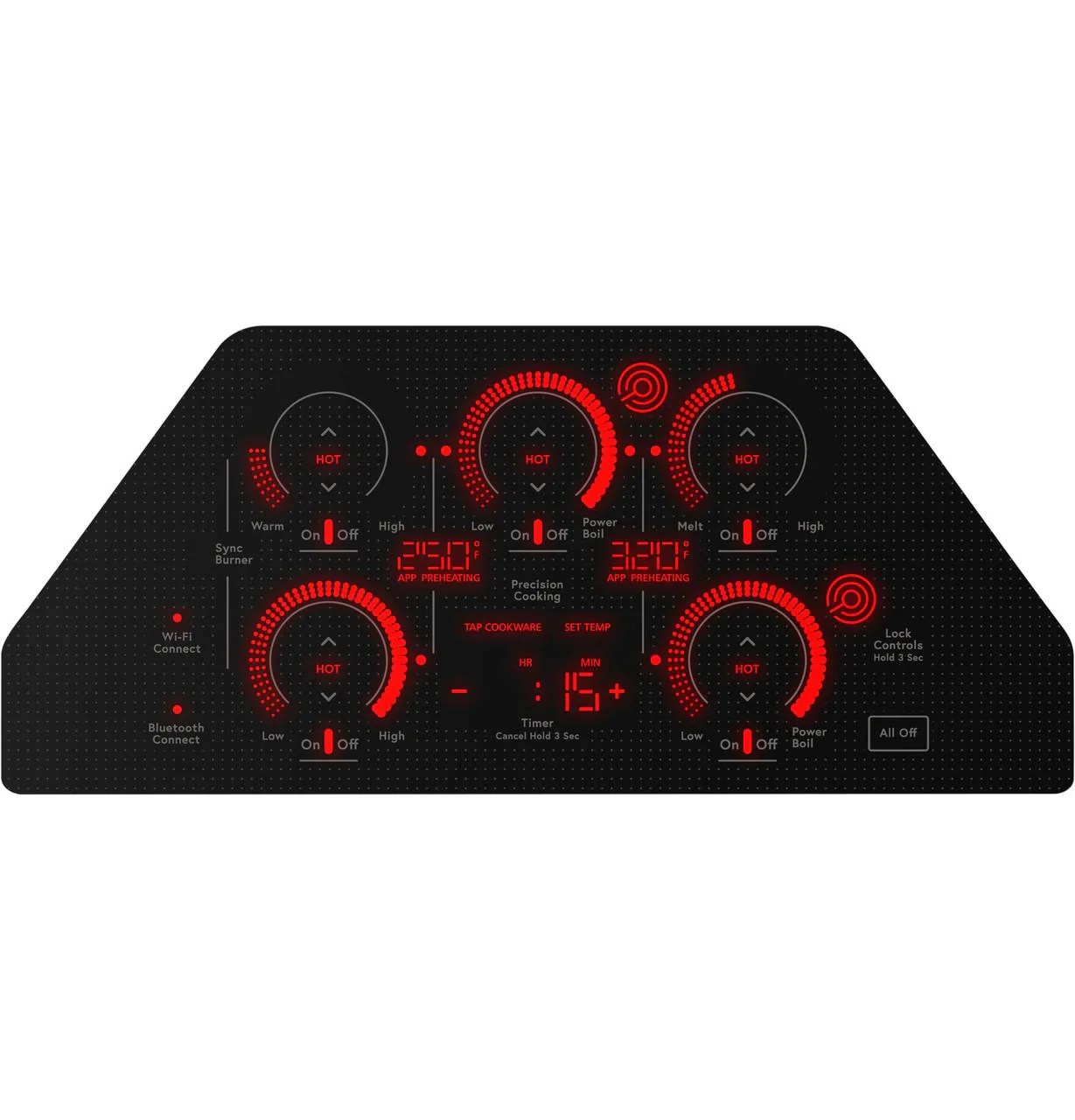Cafe CEP90361TBB CAF(EBACK)™ 36" Touch-Control Electric Cooktop - Image 4