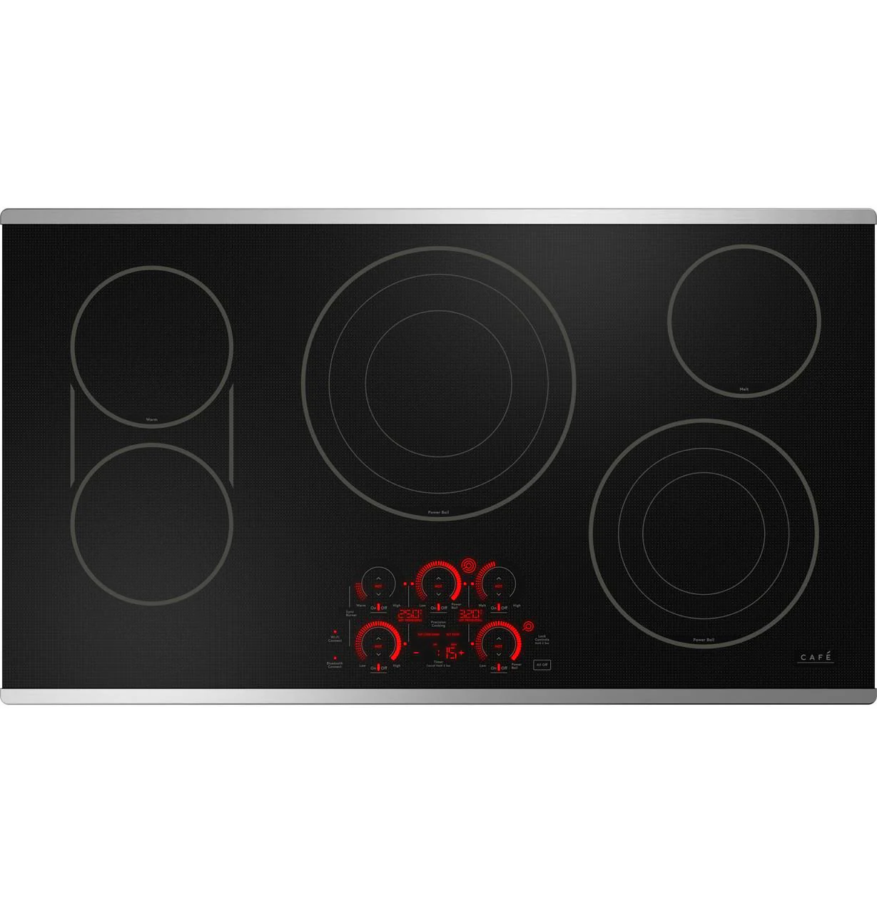 Cafe CEP90362TSS CAF(EBACK)™ 36" Touch-Control Electric Cooktop - Image 2