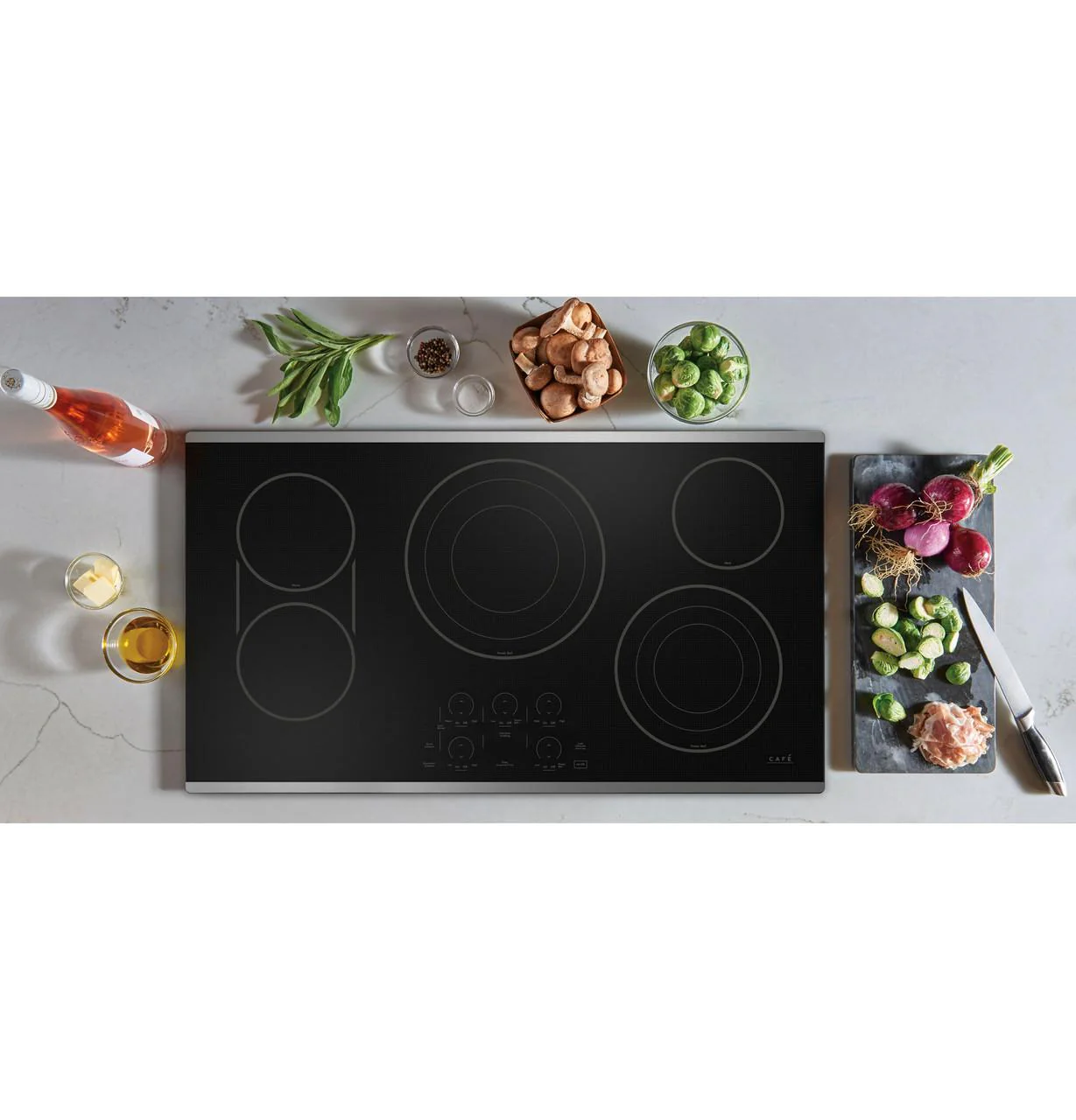 Cafe CEP90362TSS CAF(EBACK)™ 36" Touch-Control Electric Cooktop - Image 5