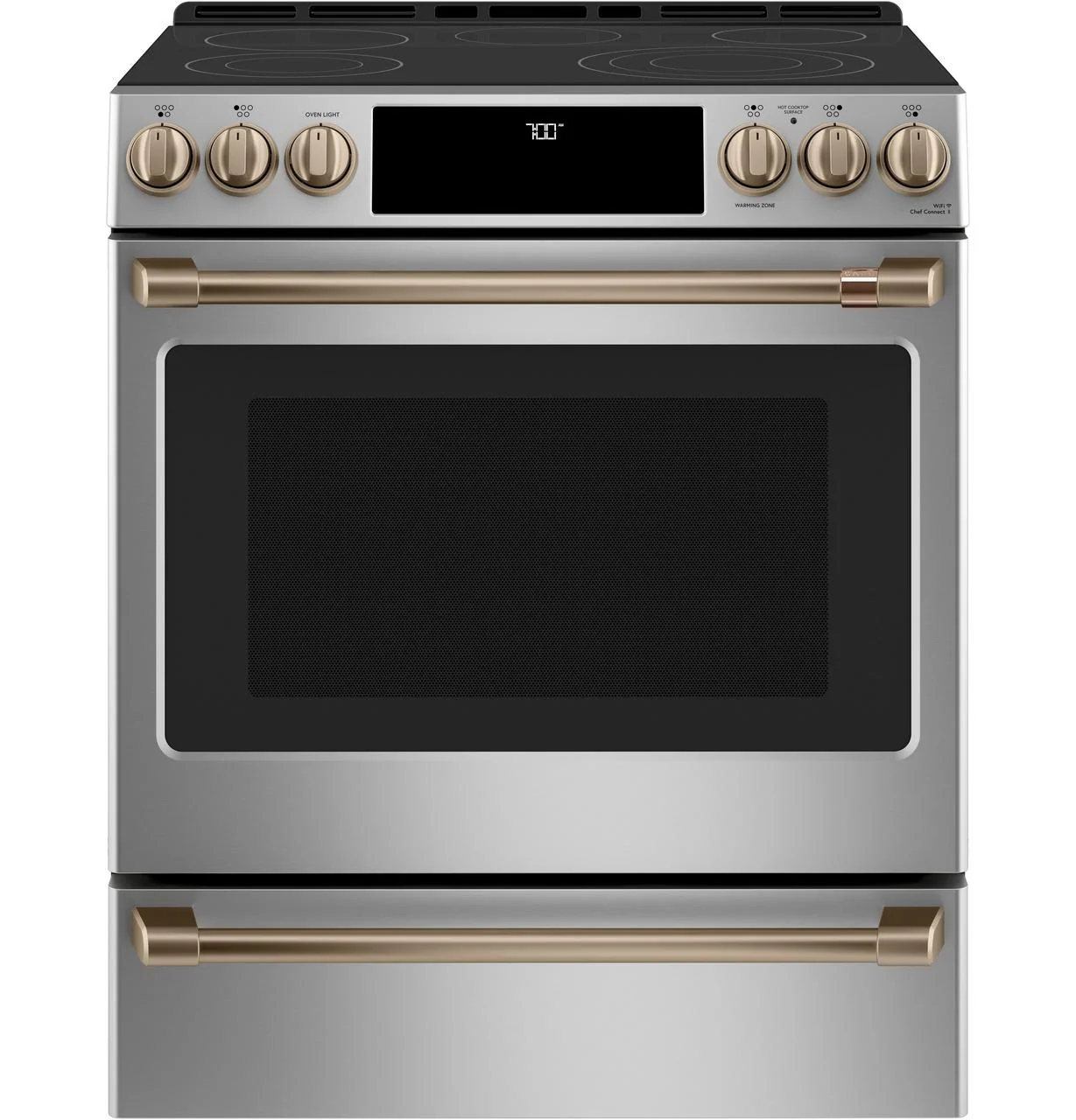 Cafe CES700P2MS1 CAF(EBACK)™ 30" Smart Slide-In, Front-Control, Radiant and Convection Range - Image 25