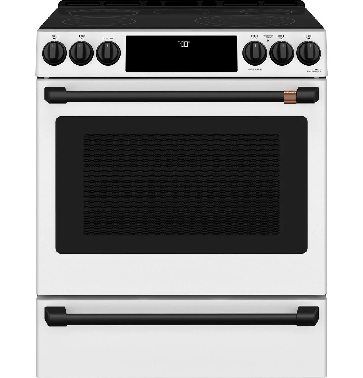 Cafe CES700P4MW2 CAF(EBACK)™ 30" Smart Slide-In, Front-Control, Radiant and Convection Range - Image 27