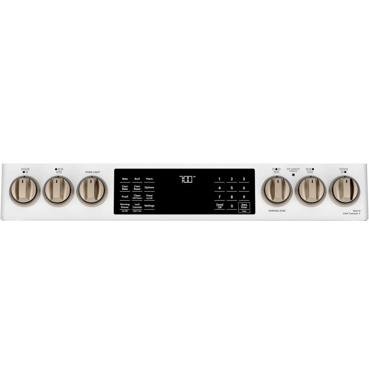 Cafe CES700P4MW2 CAF(EBACK)™ 30" Smart Slide-In, Front-Control, Radiant and Convection Range - Image 6