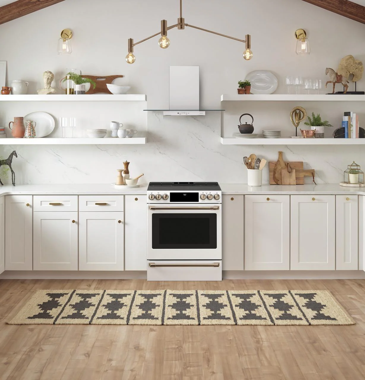 Cafe CES700P4MW2 CAF(EBACK)™ 30" Smart Slide-In, Front-Control, Radiant and Convection Range - Image 7