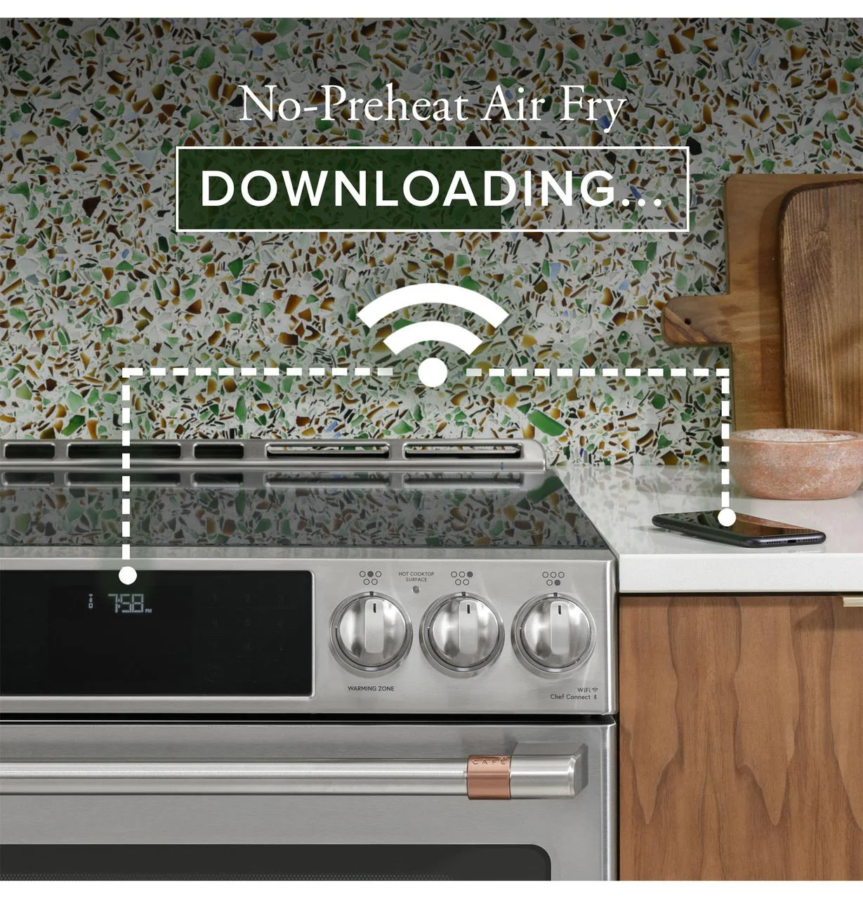Cafe CES750P2MS1 CAF(EBACK)™ 30" Smart Slide-In, Front-Control, Radiant and Convection Double-Oven Range - Image 16