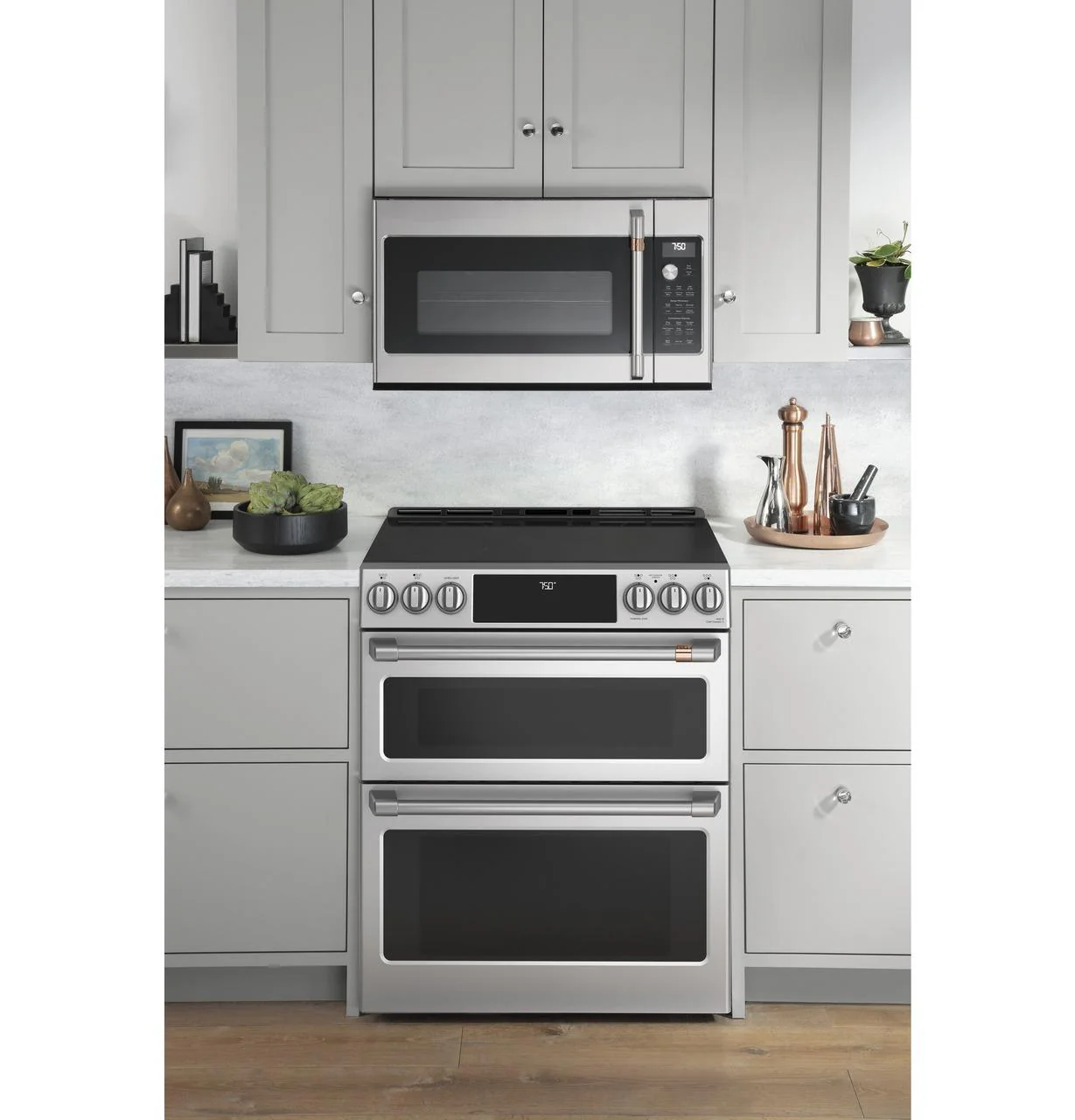 Cafe CES750P2MS1 CAF(EBACK)™ 30" Smart Slide-In, Front-Control, Radiant and Convection Double-Oven Range - Image 7