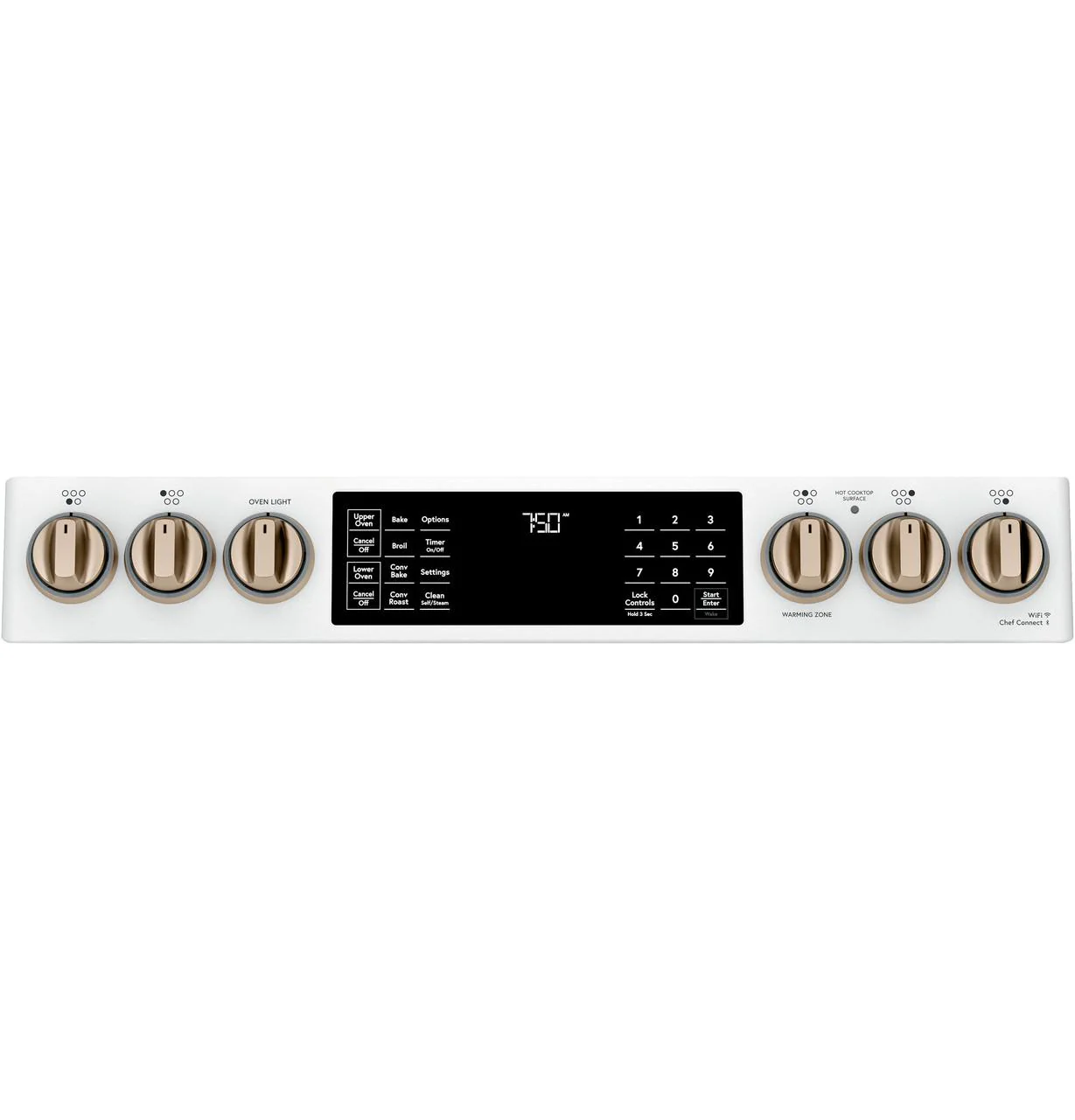 Cafe CES750P4MW2 CAF(EBACK)™ 30" Smart Slide-In, Front-Control, Radiant and Convection Double-Oven Range - Image 5