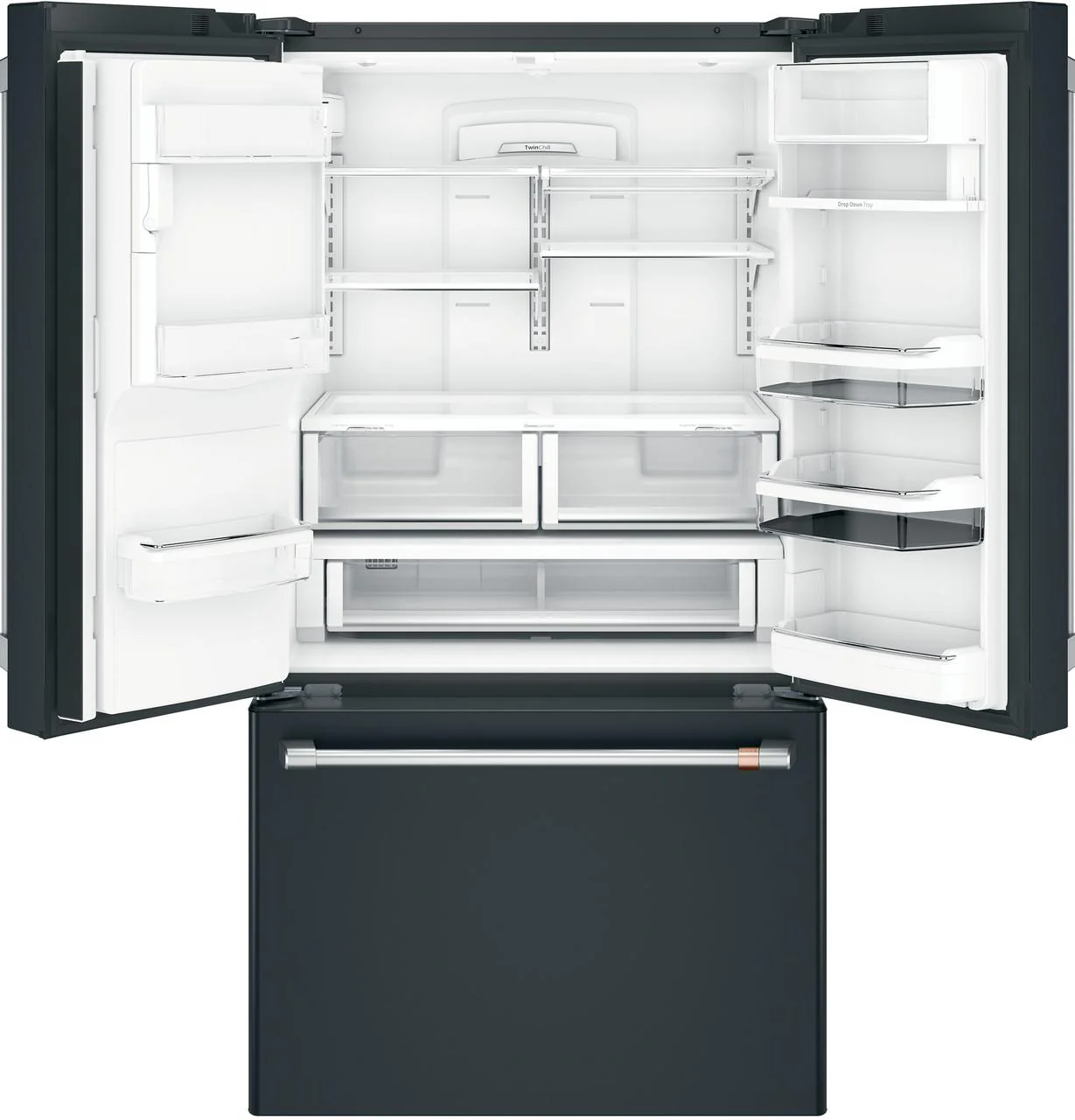 Cafe CFE28TP3MD1 CAF(EBACK)™ ENERGY STAR® 27.7 Cu. Ft. Smart French-Door Refrigerator with Hot Water Dispenser - Image 3
