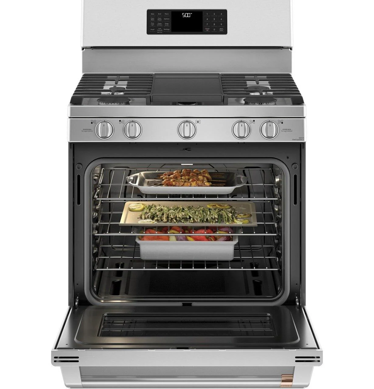 Caf(eback)™ 30" Smart Free-Standing Gas Range with Convection - Image 3