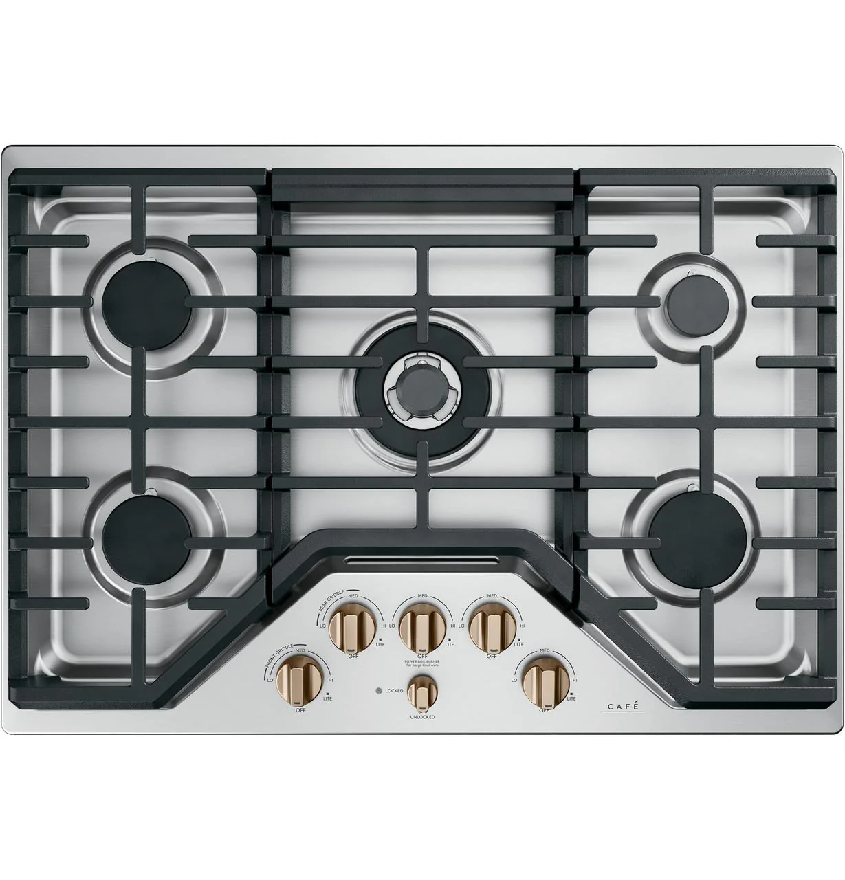 Cafe CGP95302MS1 CAF(EBACK)™ 30" Gas Cooktop - Image 8