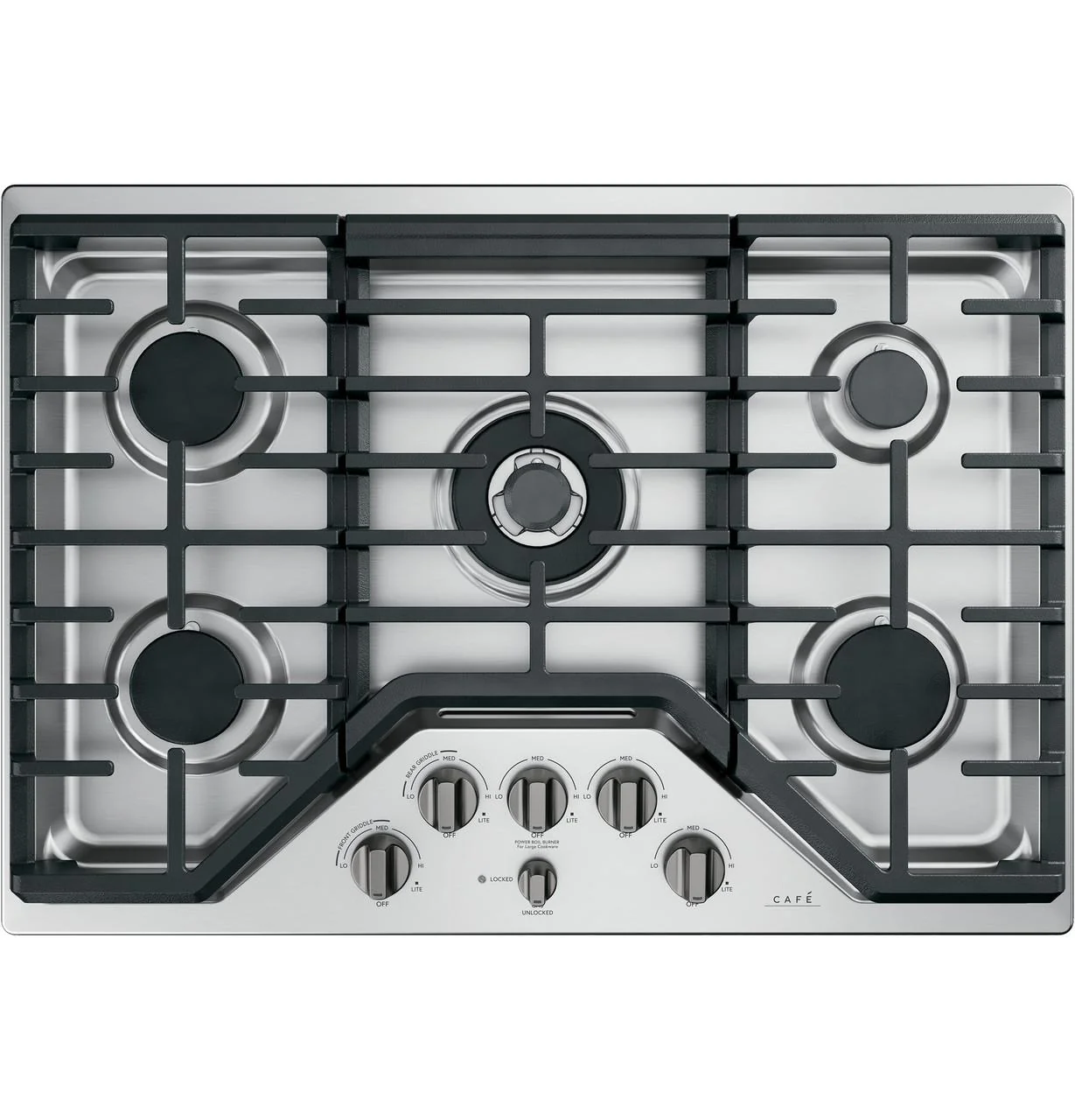 Cafe CGP95302MS1 CAF(EBACK)™ 30" Gas Cooktop - Image 9