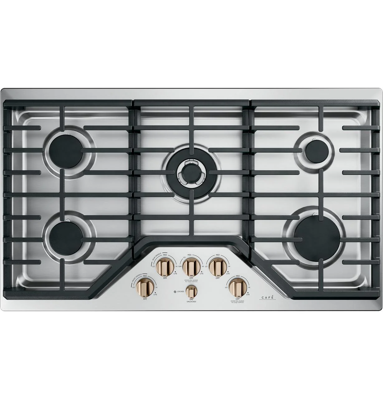 Cafe CGP95362MS1 CAF(EBACK)™ 36" Gas Cooktop - Image 6