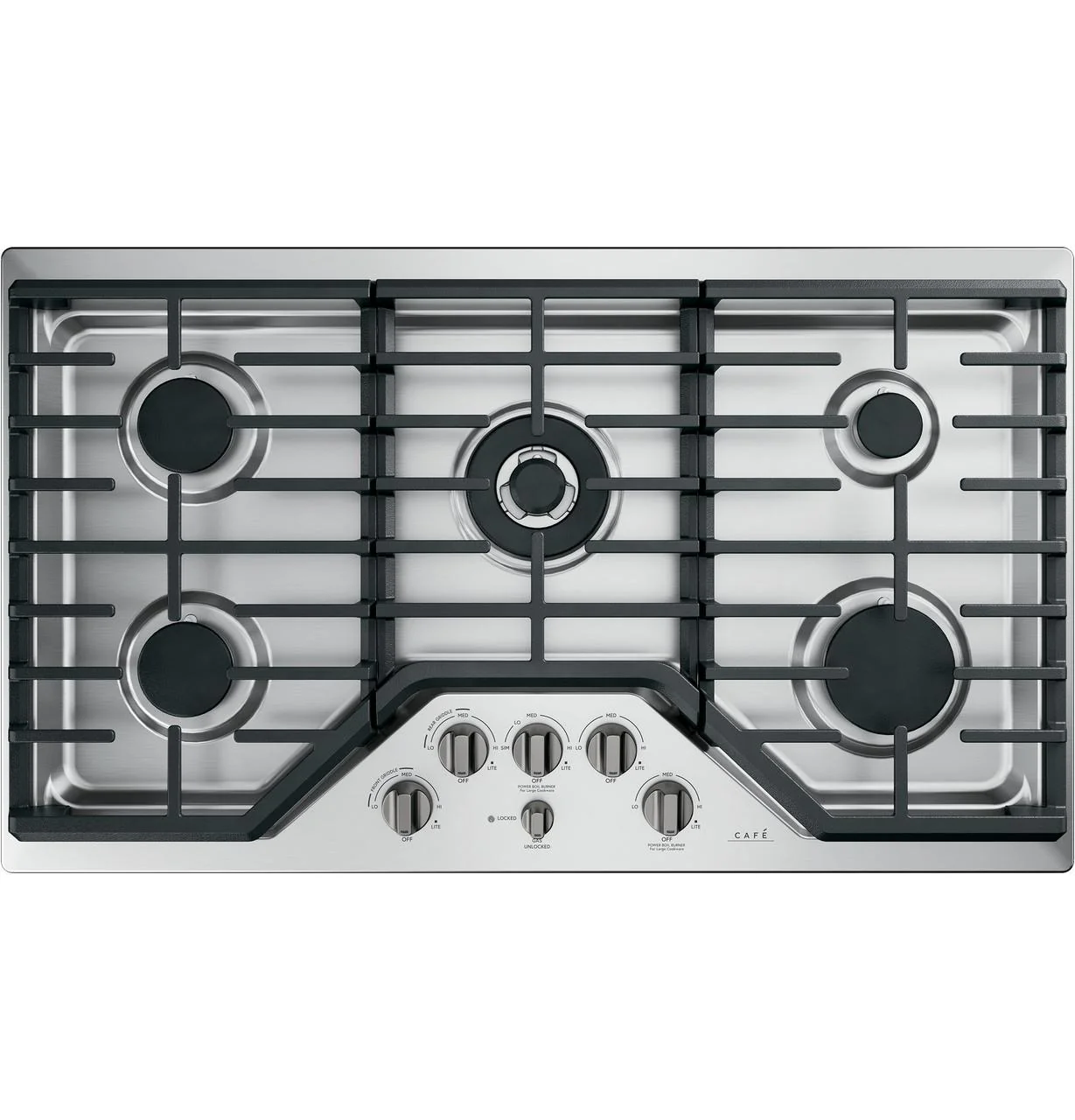 Cafe CGP95362MS1 CAF(EBACK)™ 36" Gas Cooktop - Image 7