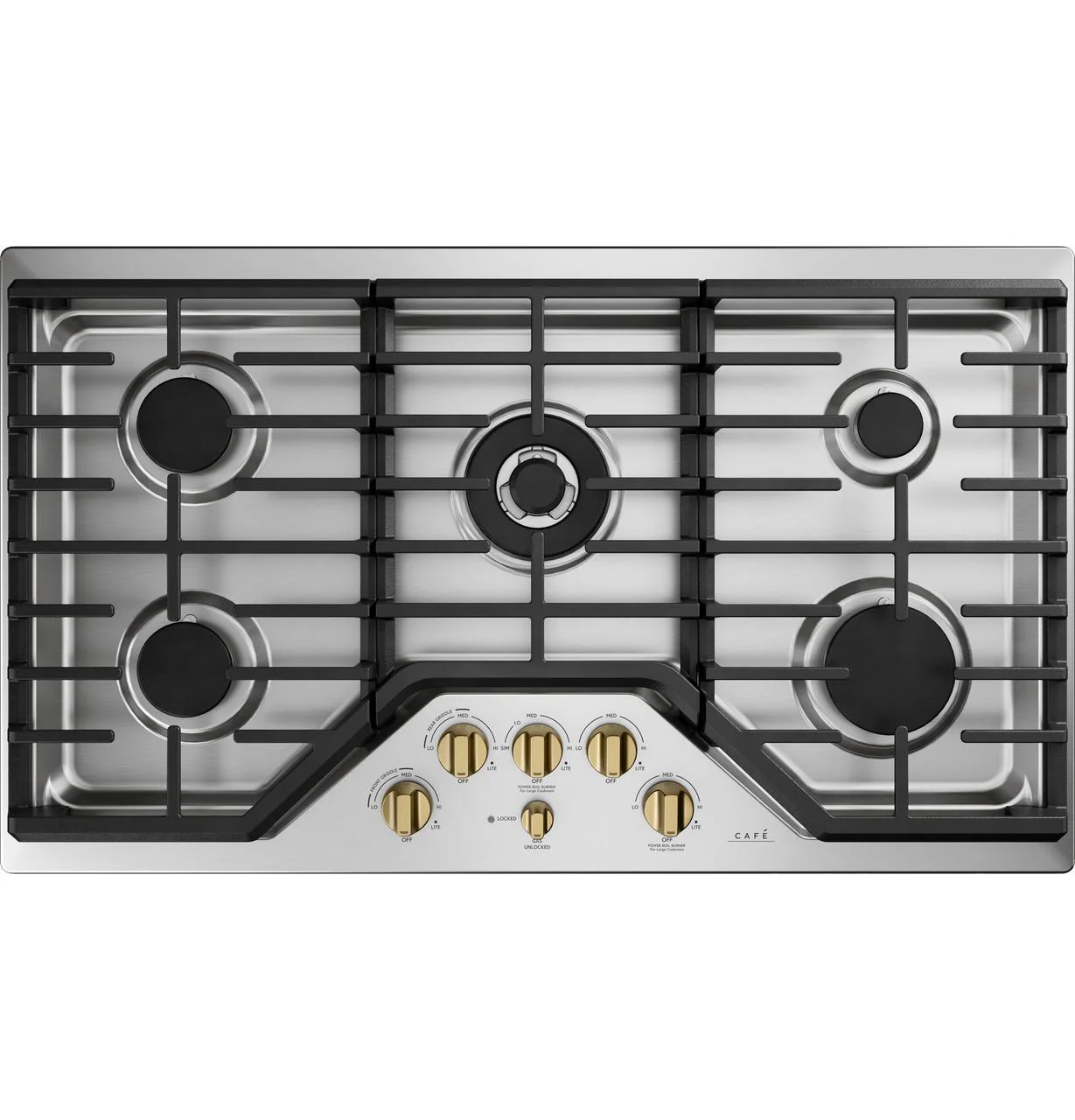 Cafe CGP95362MS1 CAF(EBACK)™ 36" Gas Cooktop - Image 9