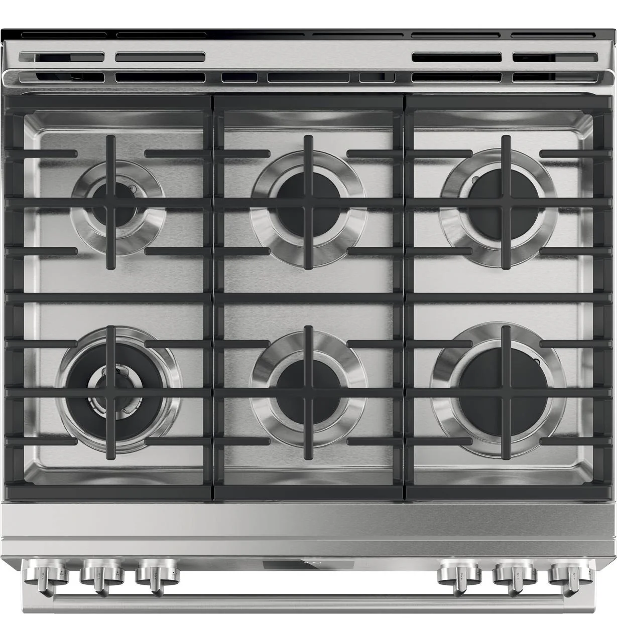 Cafe CGS700M2NS5 CAF(EBACK)™ 30" Smart Slide-In, Front-Control, Gas Range with Convection Oven in Platinum Glass - Image 6