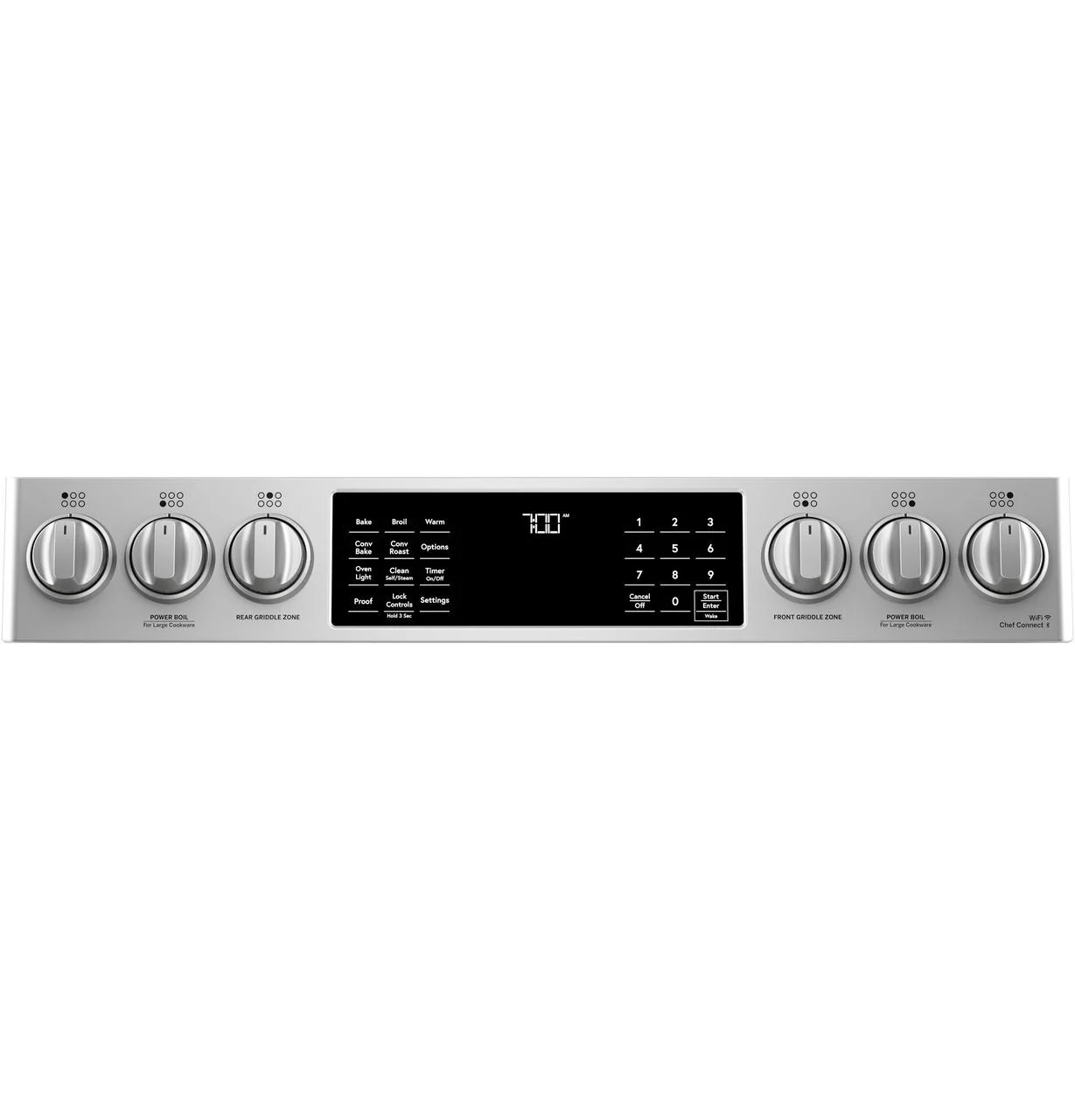 Cafe CGS700P2MS1 CAF(EBACK)™ 30" Smart Slide-In, Front-Control, Gas Range with Convection Oven - Image 12